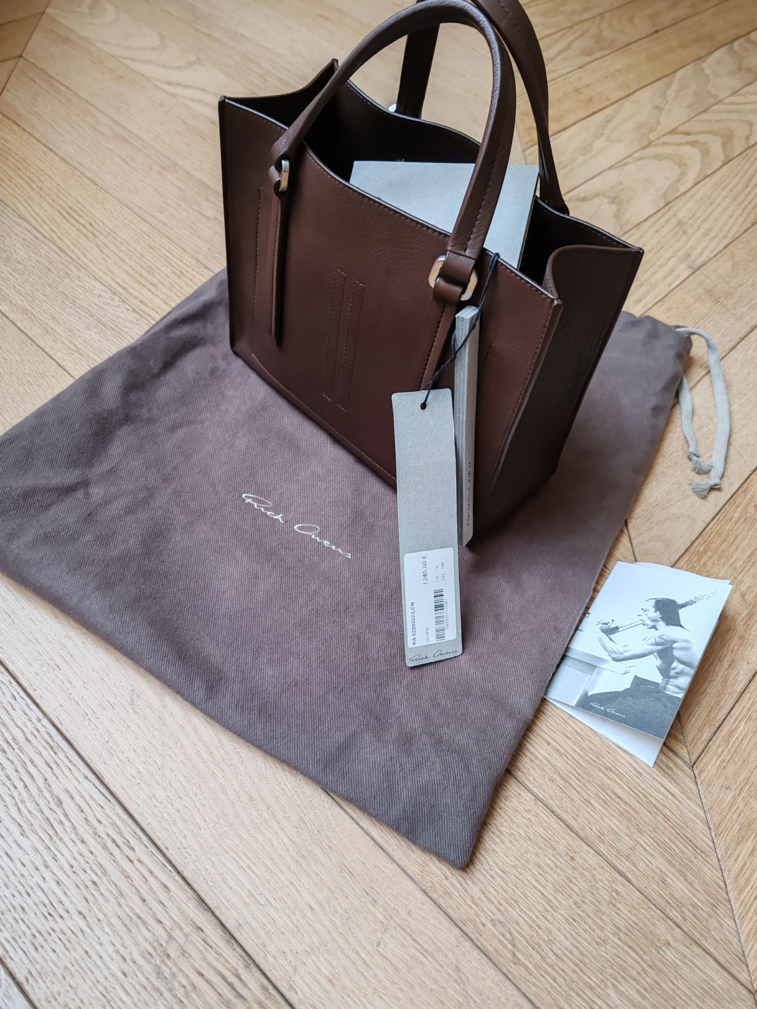 Rick Owens Rick Owens Edith Mini Tote Bag NWT 1245€ Size ONE SIZE - 7 Thumbnail