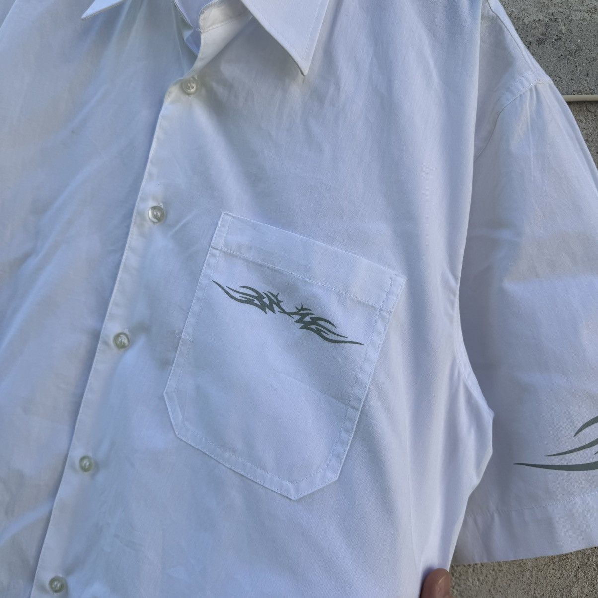 Affliction Y2K Tribal White Shirt Affliction Type Techno Rave Swag Size US L / EU 52-54 / 3 - 5 Thumbnail
