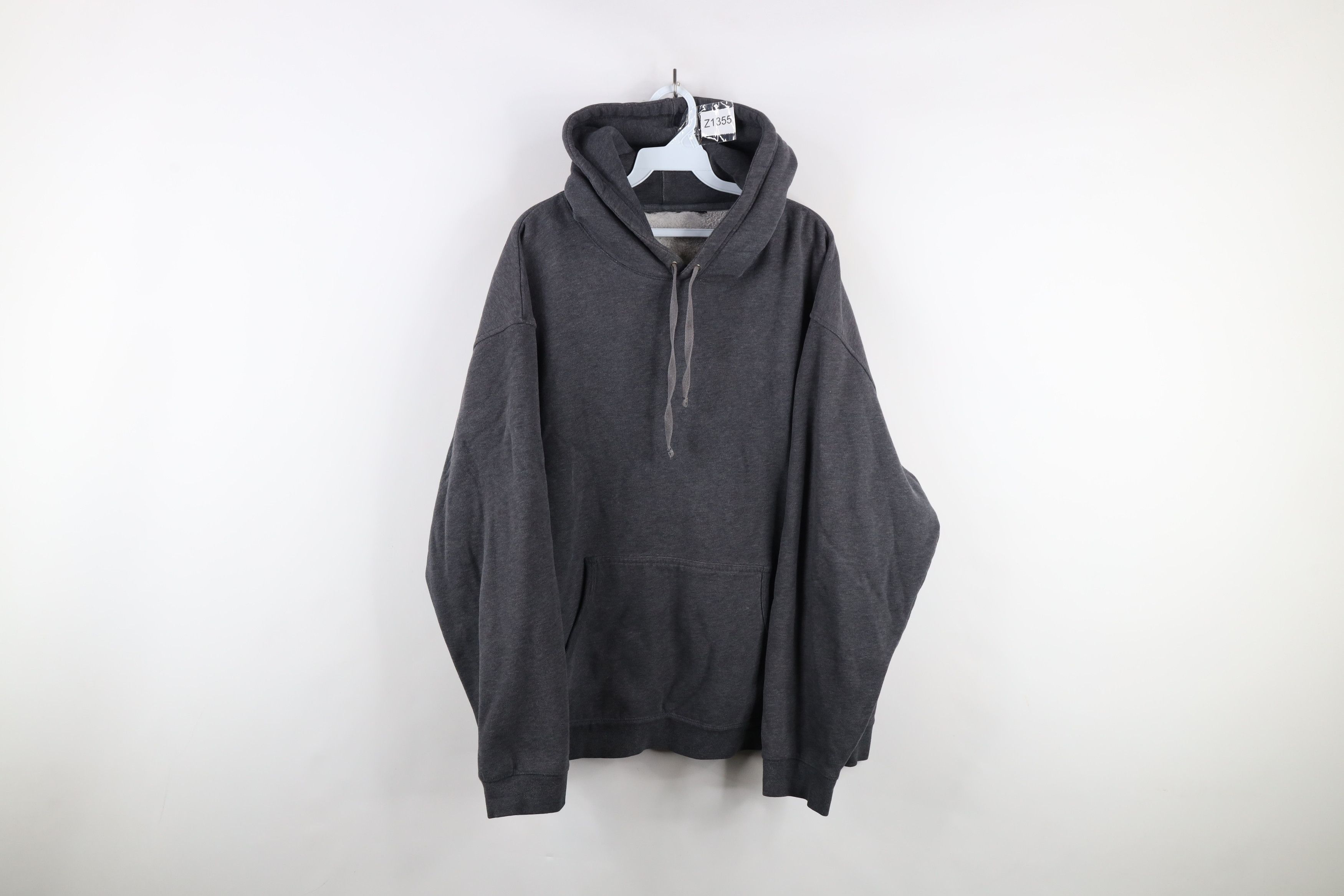 Vintage Vintage 90s Y2K Streetwear Heavyweight Hoodie Sweatshirt Size US XXL / EU 58 / 5 - 1 Thumbnail