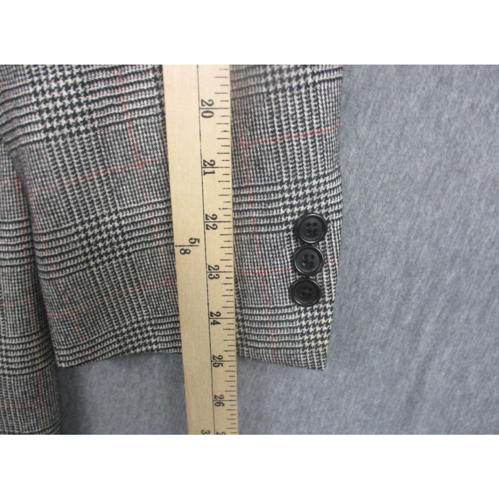 Brooks Brothers Brooks Brothers Sport Coat Men 41R Wool Plaid Gray Loro Piana Italy Notch Lapel 3-Button 2 Piece Business Formal Wedding Size US XS / EU 42 / 0 - 5 Thumbnail