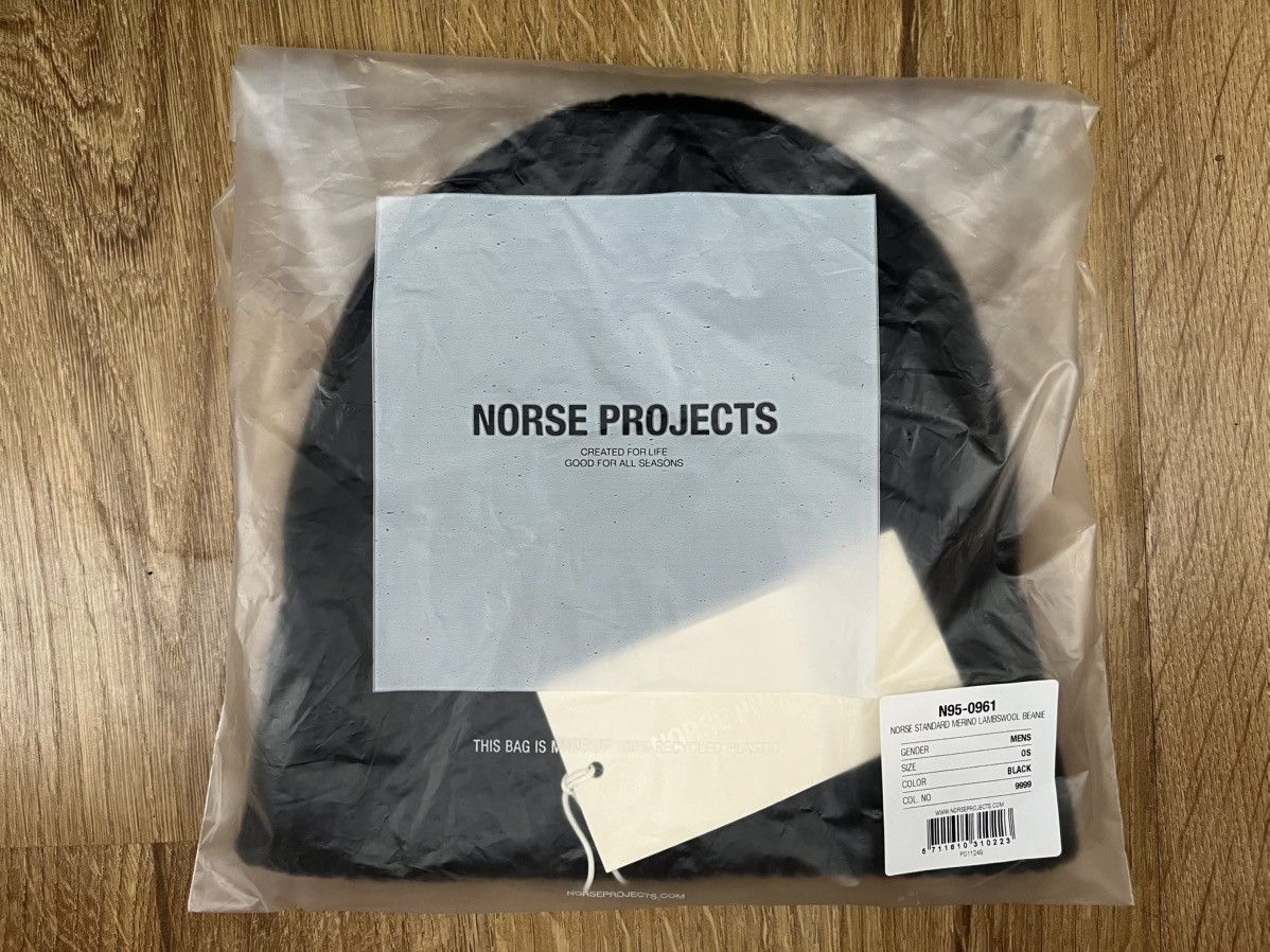 Norse Projects Norse Projects Standard Merino Lambswool Beanie NEW with Tag Size ONE SIZE - 2 Thumbnail