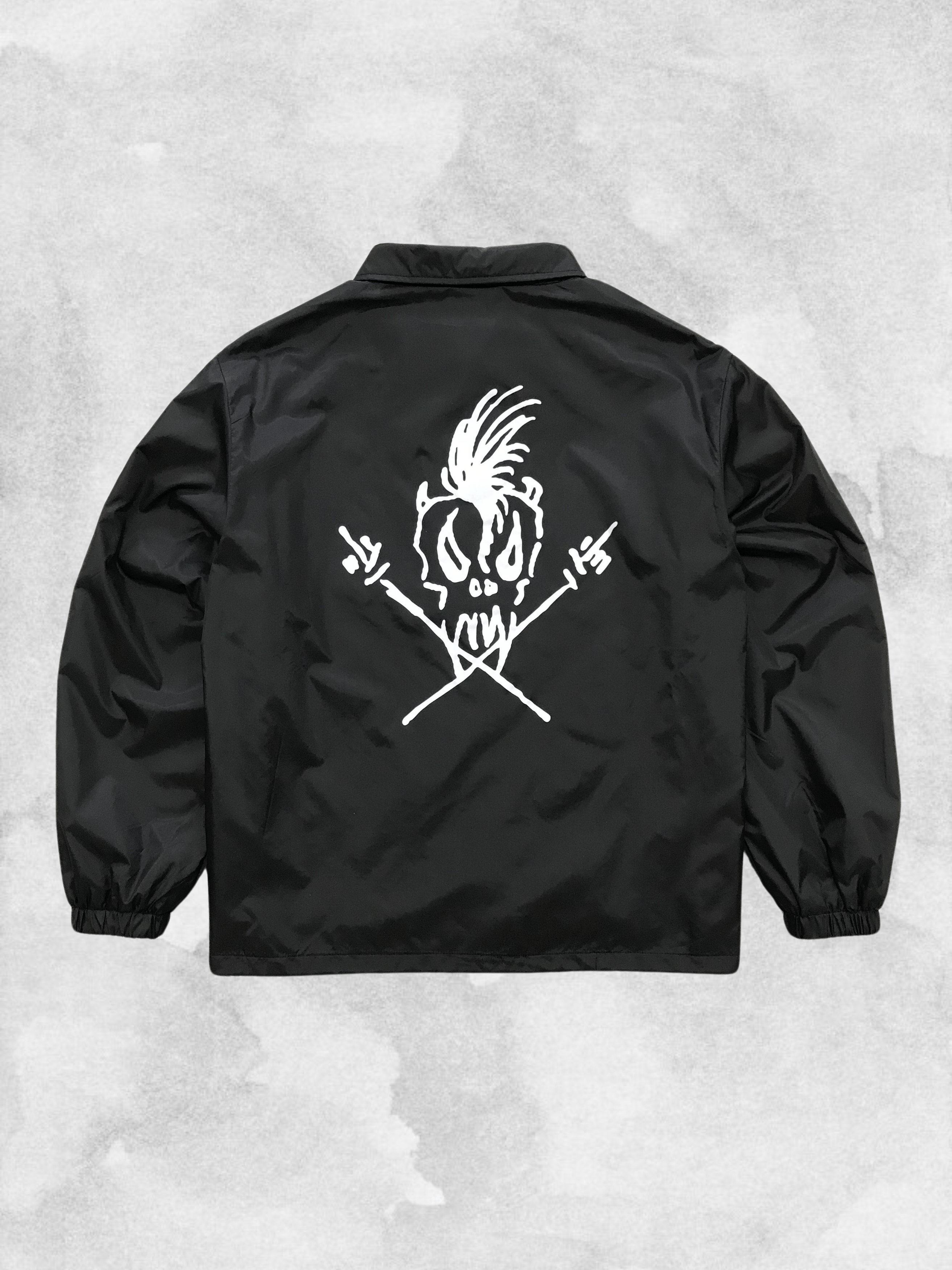 Metallica METALLICA Scary Guy Coach Jacket Big Logo Metal Rare Bomber Size US M / EU 48-50 / 2 - 3 Thumbnail