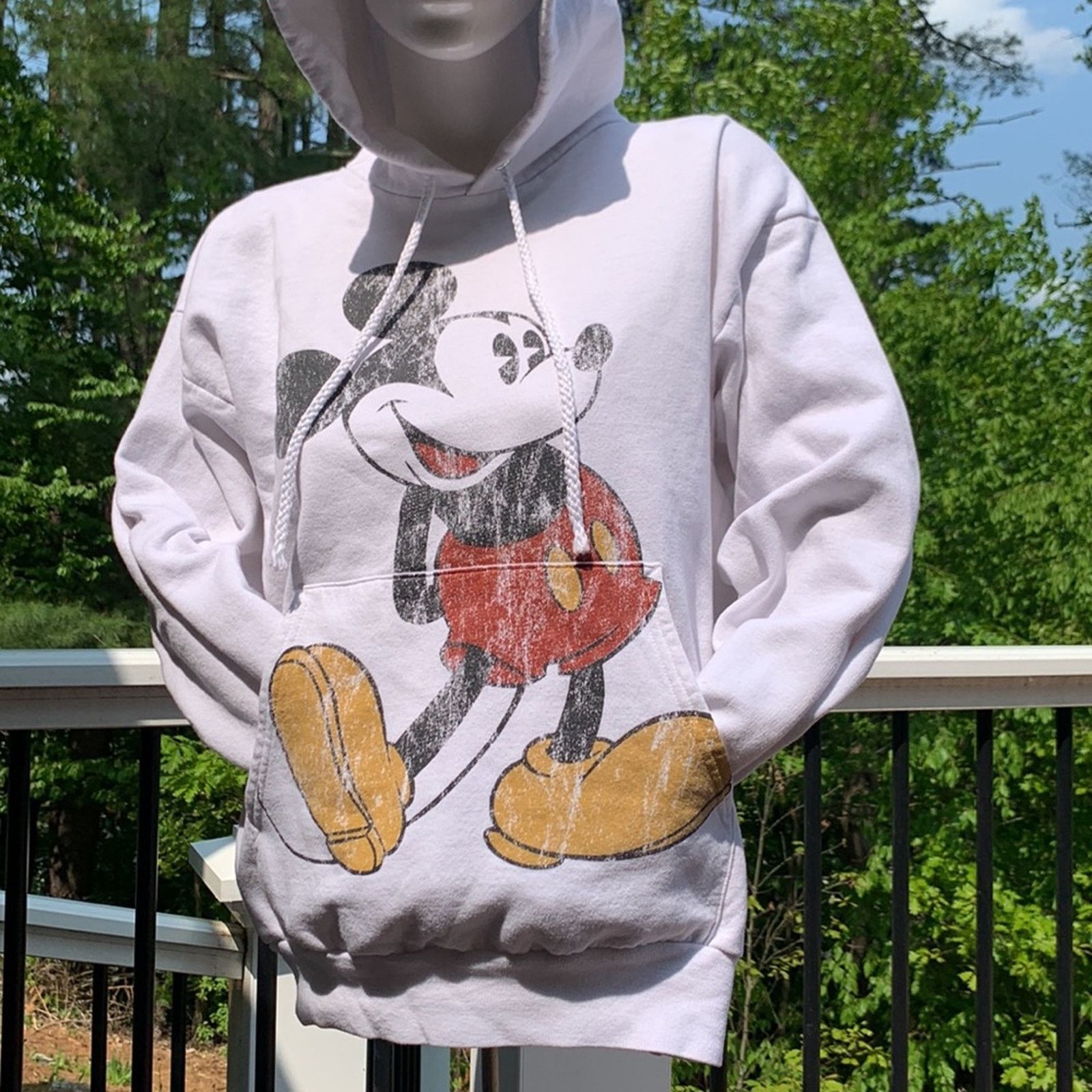 Disney Y2K Mickey Mouse Disney hoodie sweatshirt Steamboat Willie Size L / US 10 / IT 46 - 3 Thumbnail