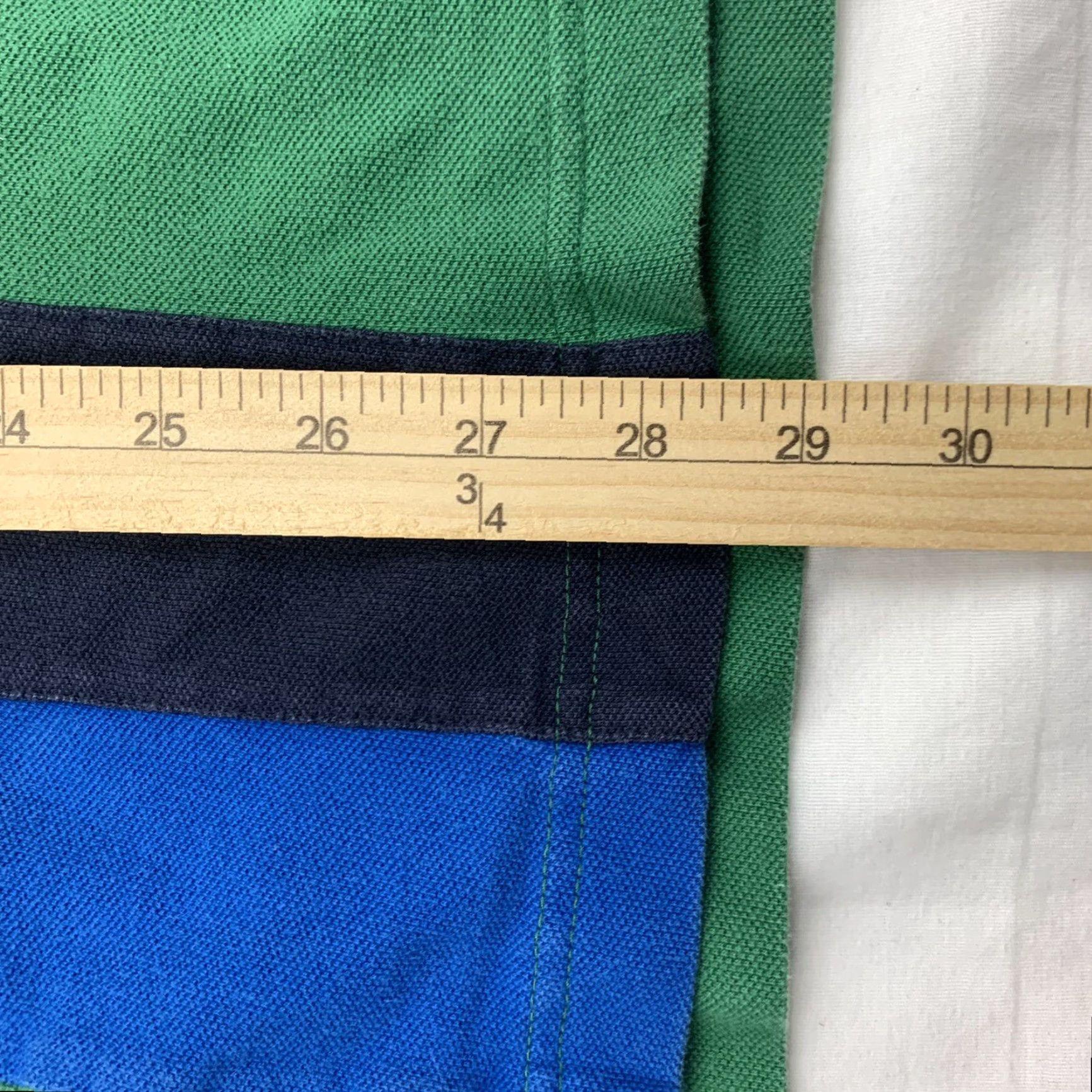 Bugle Boy VINTAGE Bugle Boy Polo Shirt Adult XL Green Stripes 90s Y2K Collared Shirt Mens Size US XL / EU 56 / 4 - 5 Thumbnail