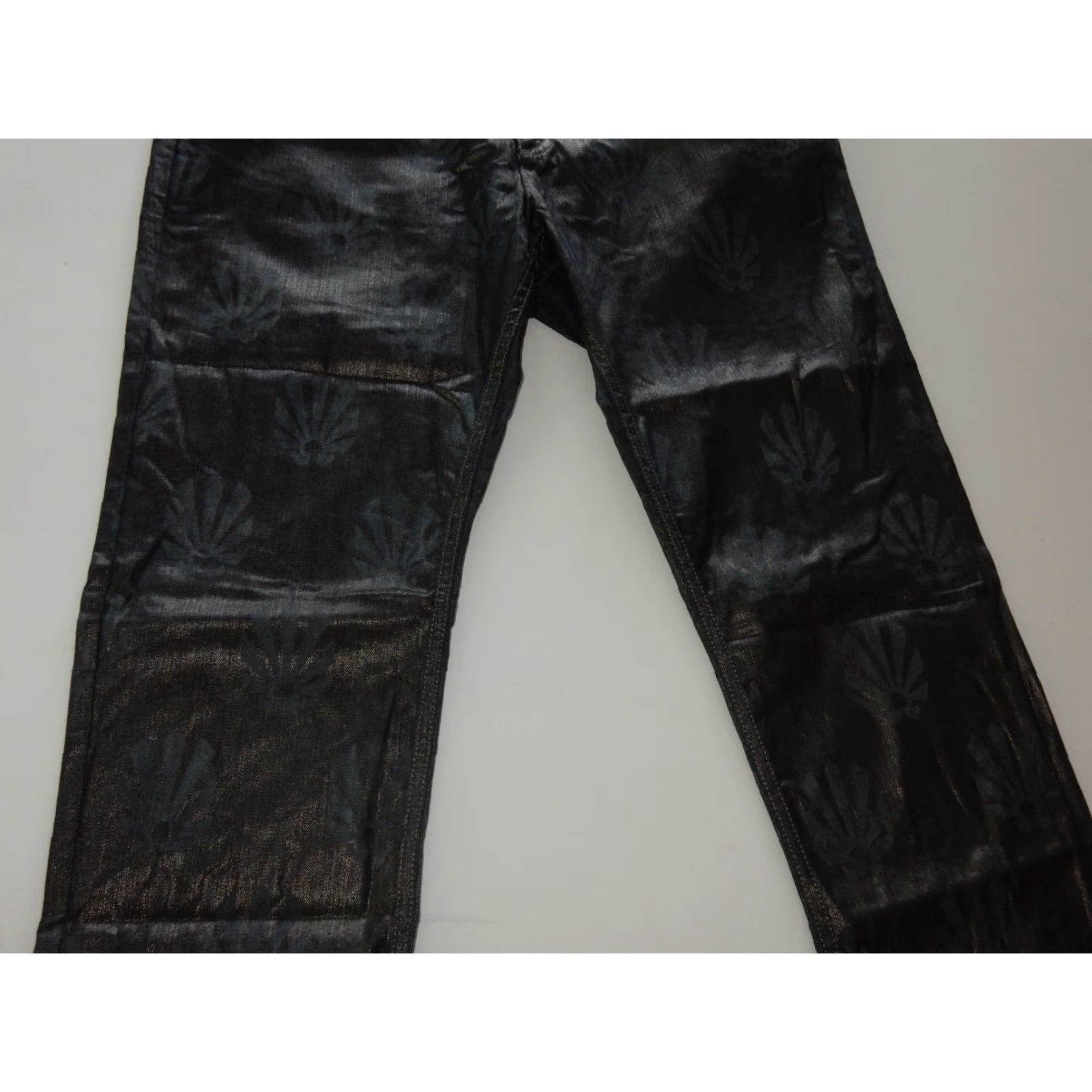Versace VINTAGE Versace Jeans Men's Gray Denim Size 38x34 Straight Geometric NWT Size US 36 / EU 52 - 5 Thumbnail