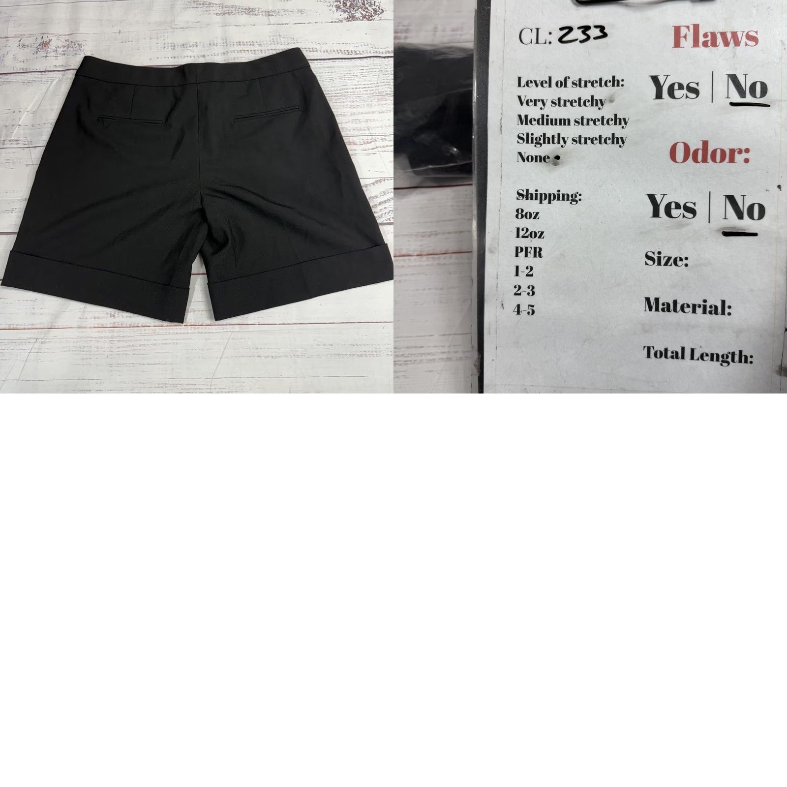 Express Express Design Studio Editor Black Pleated Front Cuffed Shorts Women's Sz 6 Size 24" / US 00 / IT 34 - 8 Thumbnail