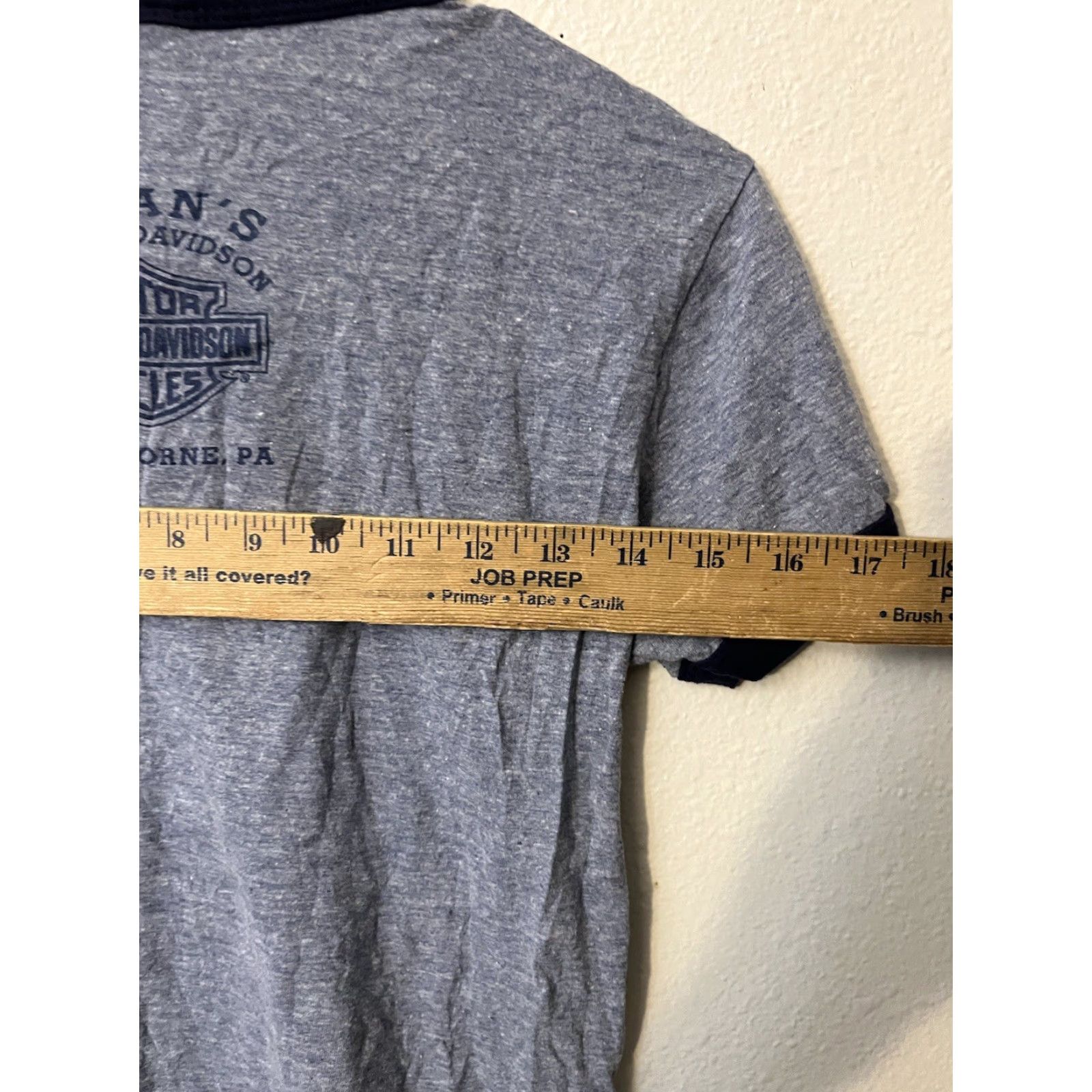 Harley Davidson Harley-Davidson Women's T-Shirt Blue Short Sleeve Crew Neck Logo Heather M Basic Casual Size M / US 6-8 / IT 42-44 - 4 Thumbnail