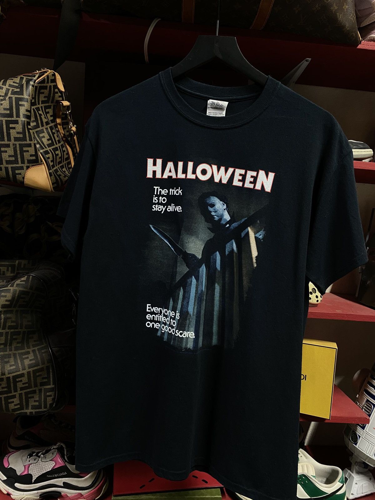Vintage Vintage 00’ Michael Myers Halloween Movie Tee Shirt Medium Size US M / EU 48-50 / 2 - 1 Thumbnail