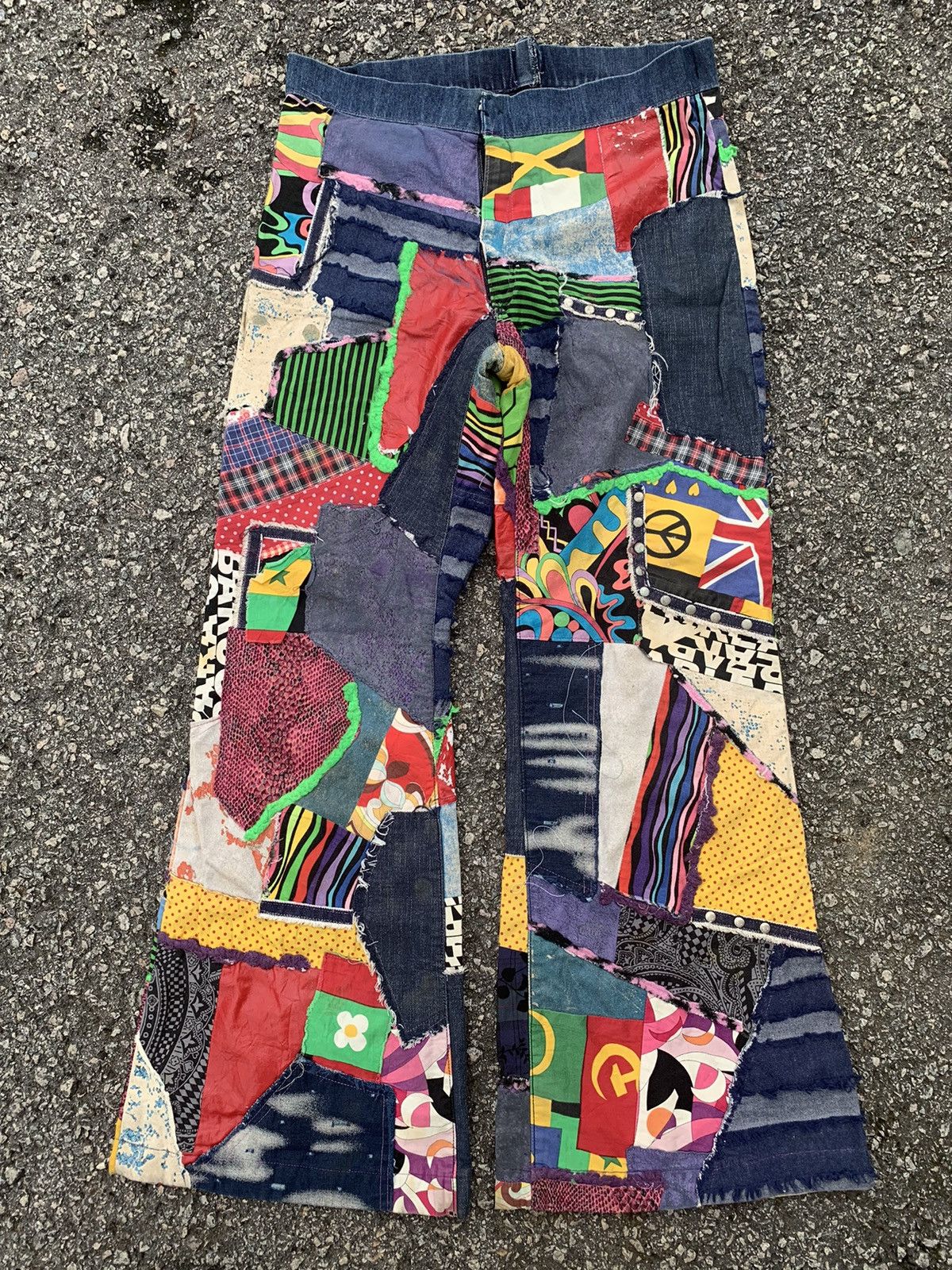 Japanese Brand × Kapital Vintage Kapital Denim Bandana Boro