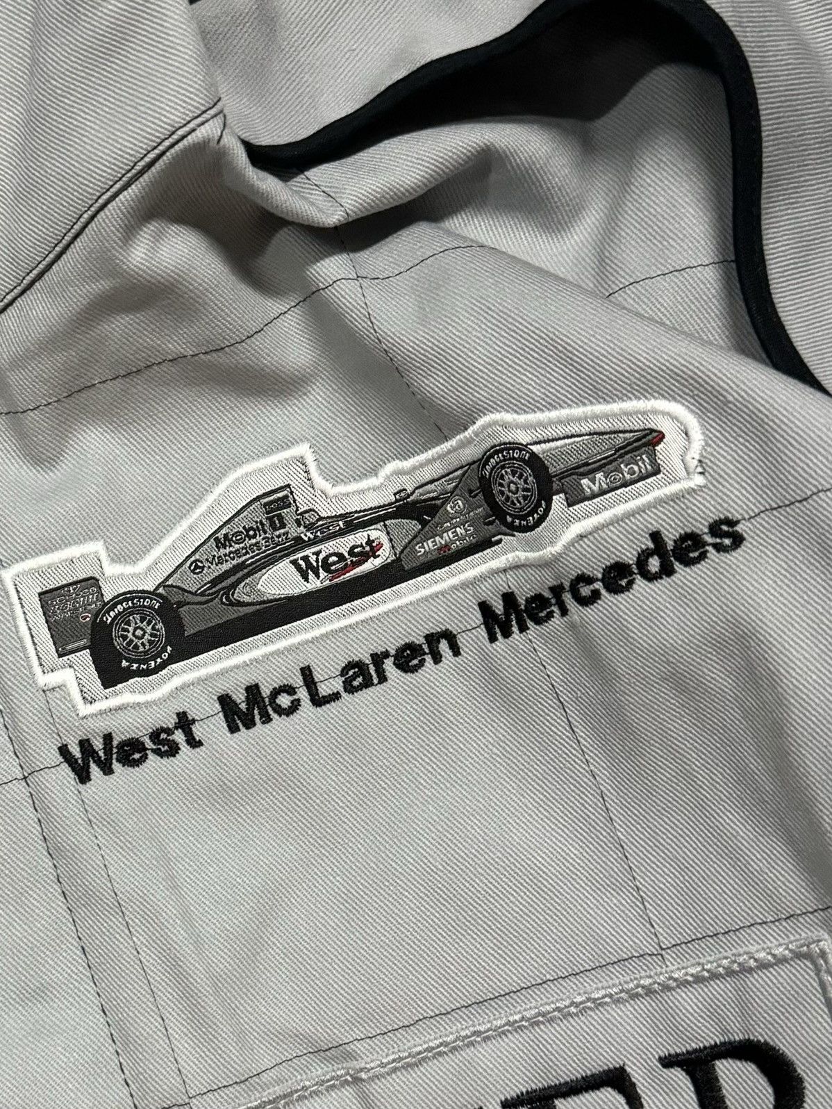 Mercedes-Benz Vintage F1 West McLaren Mercedes Warsteiner Promo Suit Mika Size US XL / EU 56 / 4 - 3 Thumbnail