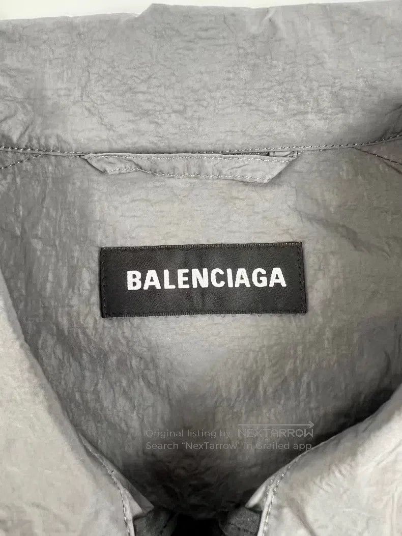 Balenciaga Balenciaga Black and gray chest letter logo zipper windbre Size US S / EU 44-46 / 1 - 2 Thumbnail