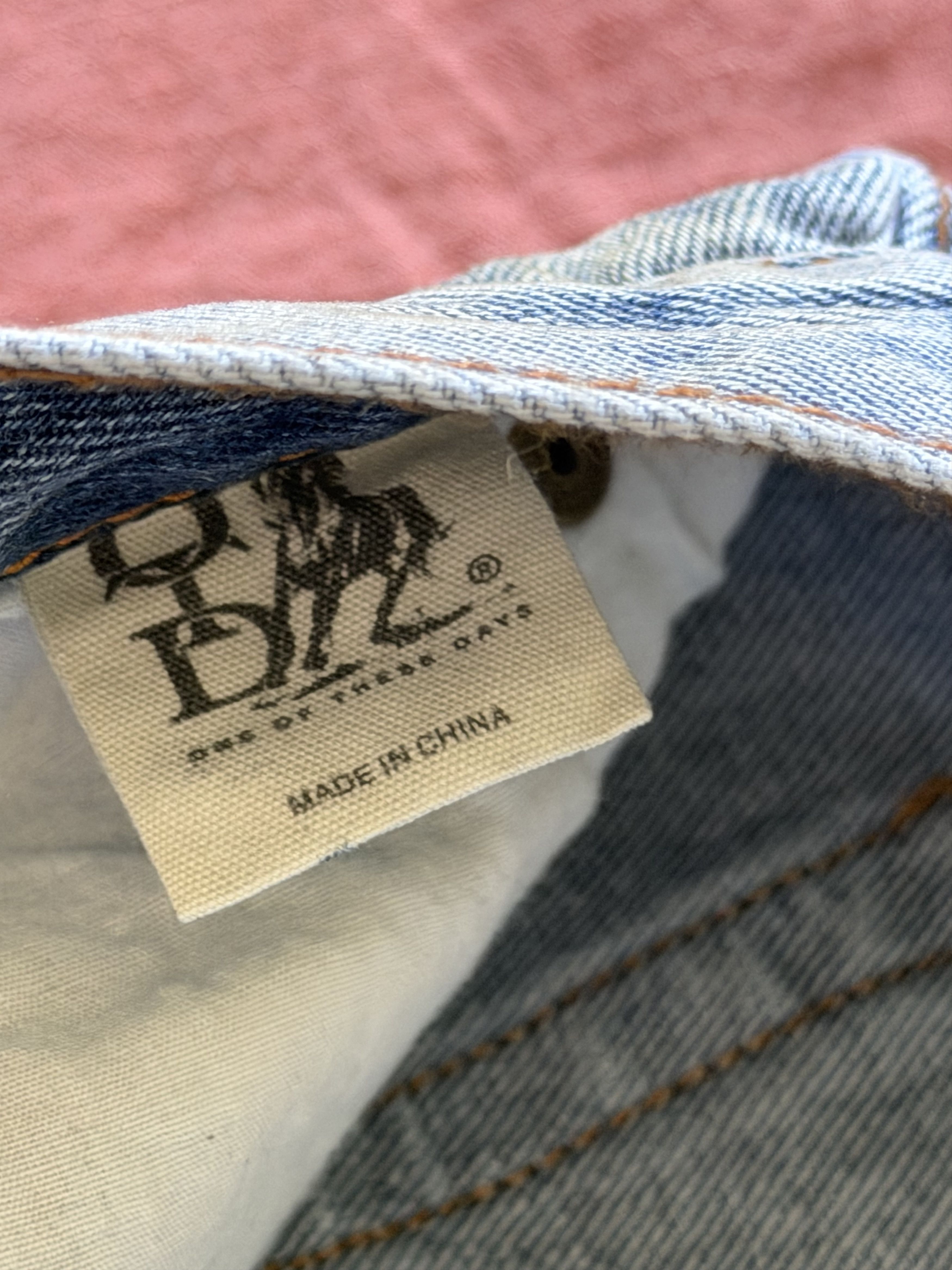 One of These Days One Of These Days All Over Print Jeans in Blue Size US 34 / EU 50 - 7 Thumbnail