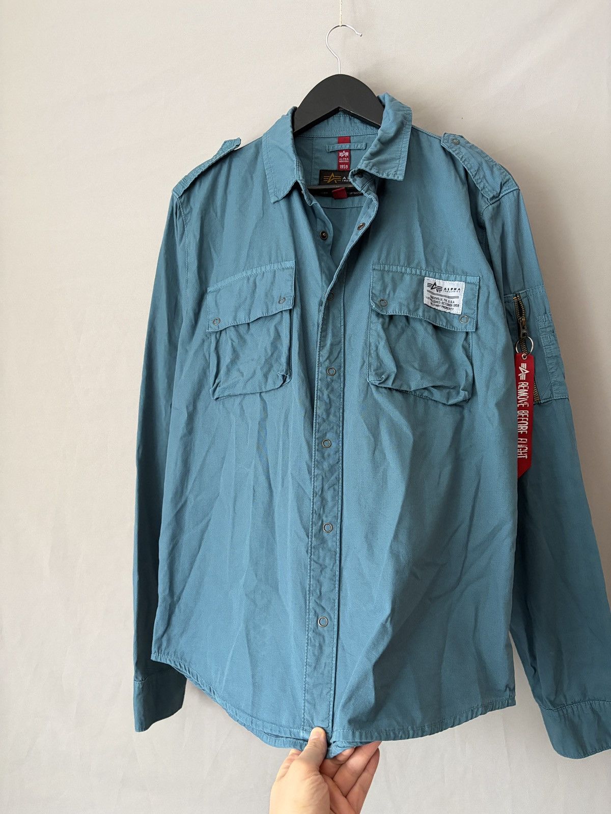 Alpha Industries Alpha Industries Military Overshirt Size US M / EU 48-50 / 2 - 7 Thumbnail