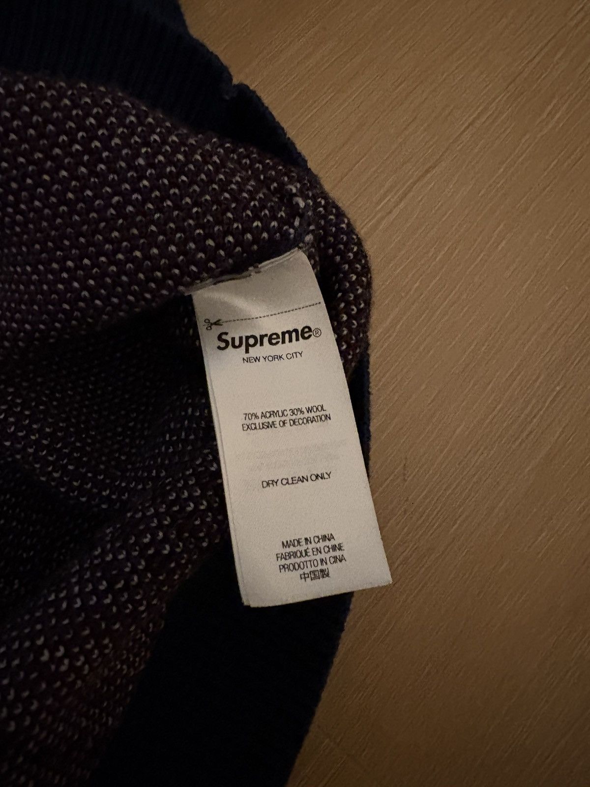 Martine Rose × Supreme Supreme Martine Rose Sweater Blue Size US L / EU 52-54 / 3 - 6 Thumbnail