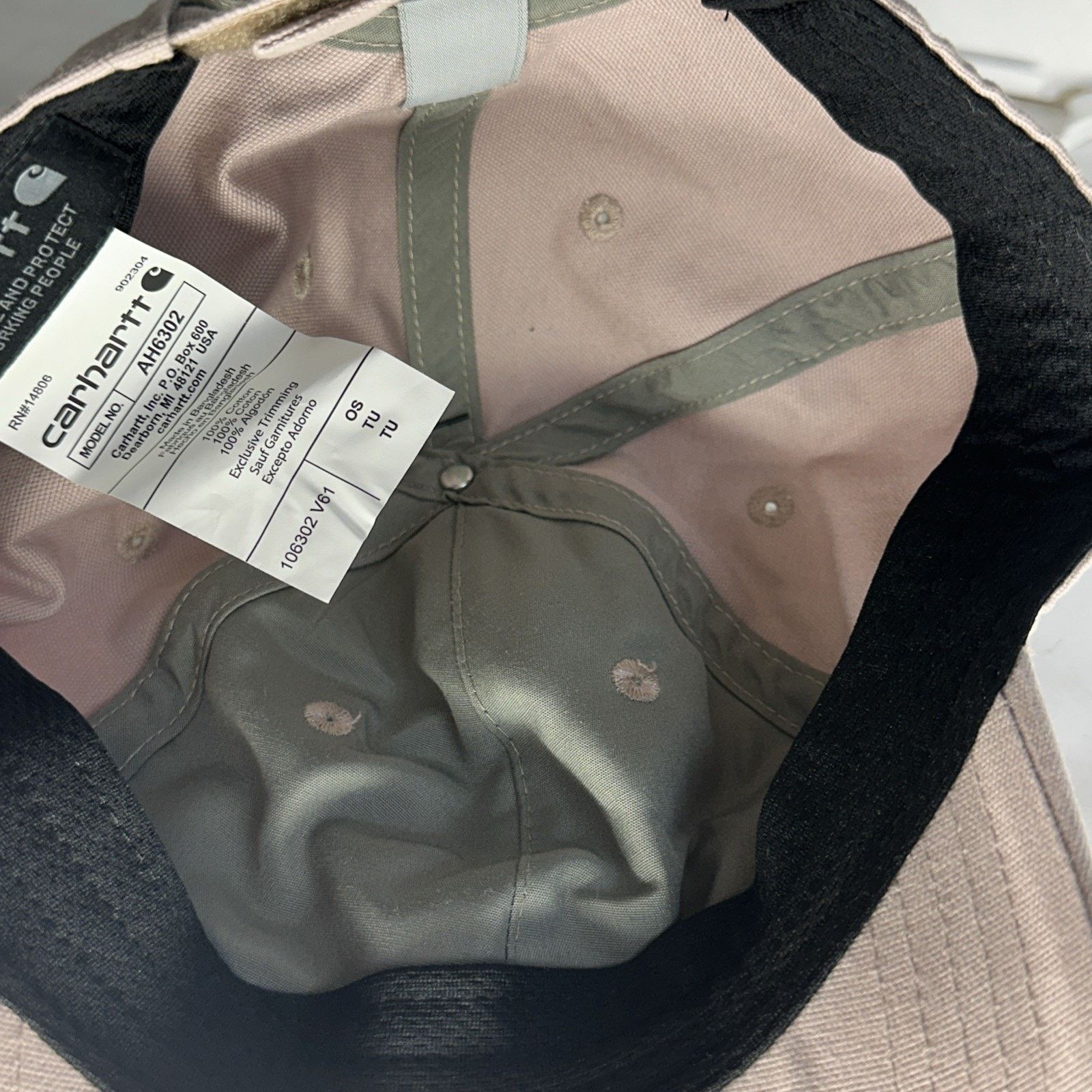 Carhartt Carhartt Womens One Size Canvas Cap Comfort Center C Logo Size ONE SIZE - 9 Thumbnail