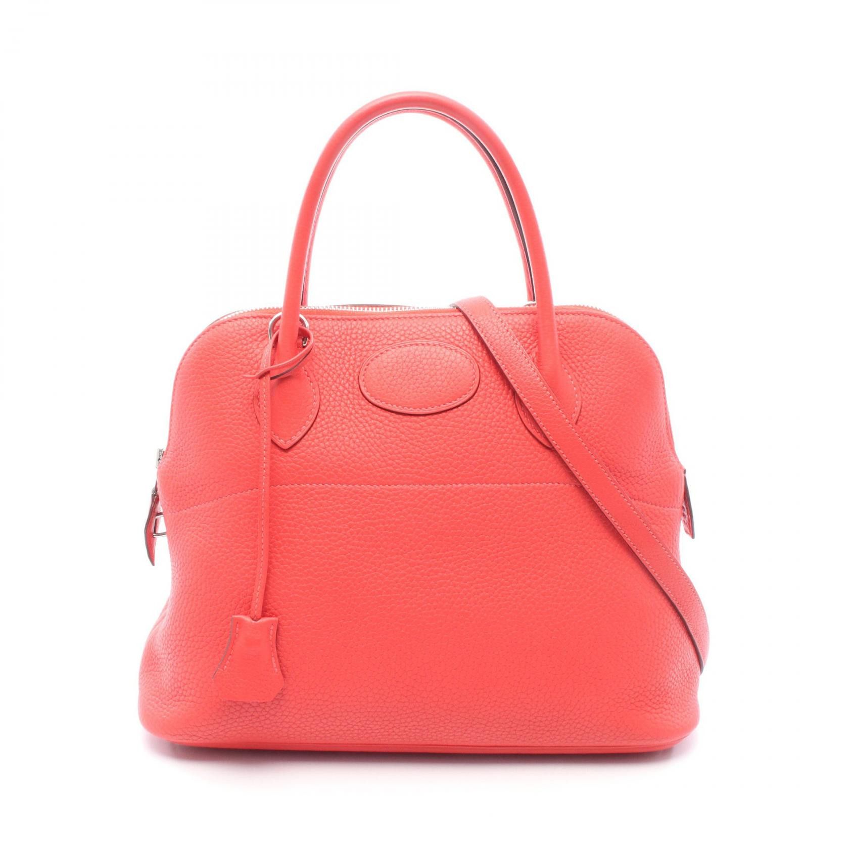 Hermes Hermes Hermes Bolide31 Calfskin Handbag Leather Handbag X2016 DUTY FREE for USA Size ONE SIZE - 1 Thumbnail