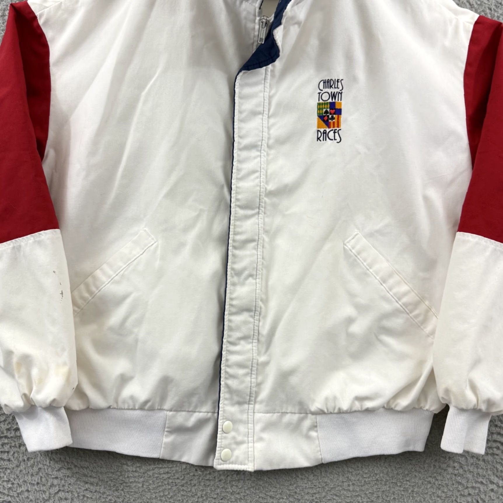 Dunbrooke VINTAGE Dunbrooke Jacket Mens XL Charlestown Races 90s Windbreaker Zip Outdoor Size US XL / EU 56 / 4 - 2 Thumbnail