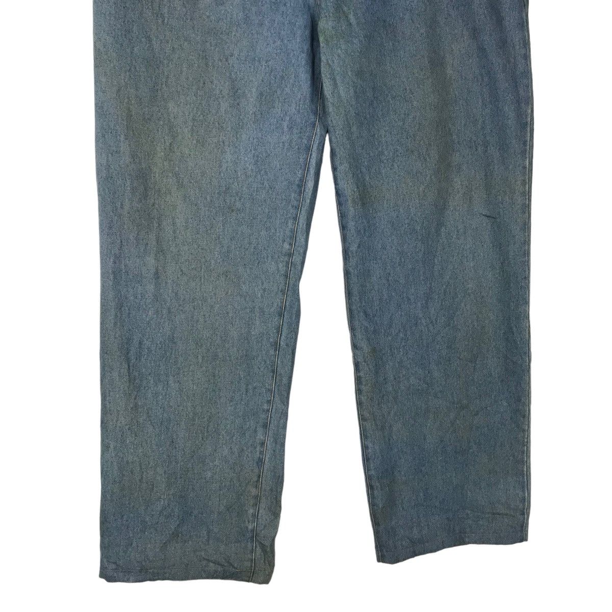 Kansai Yamamoto 🔥 1980s KANSAI YAMAMOTO MAN DENIM JEANS Size US 39 - 4 Thumbnail