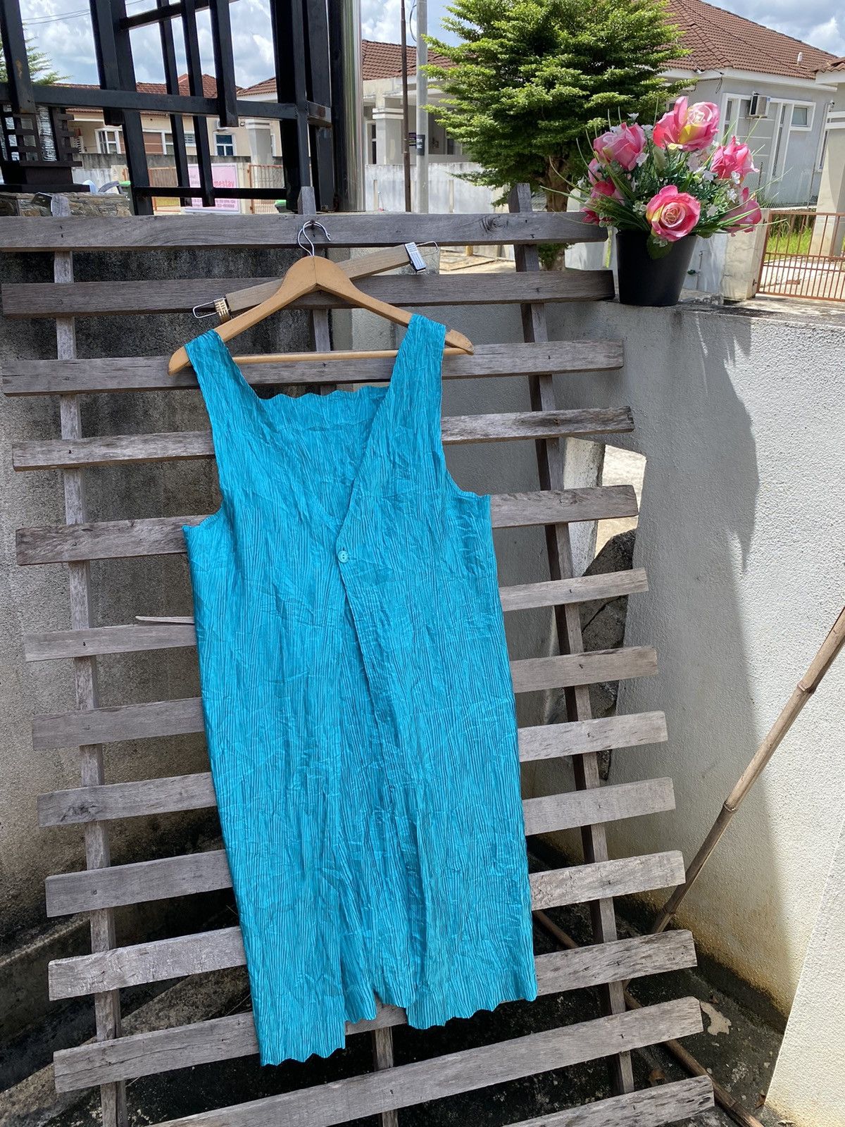Pleats Please Issey Miyake Rare ❗️ Vintage Issey Miyake Pleated Apron Size ONE SIZE - 6 Thumbnail