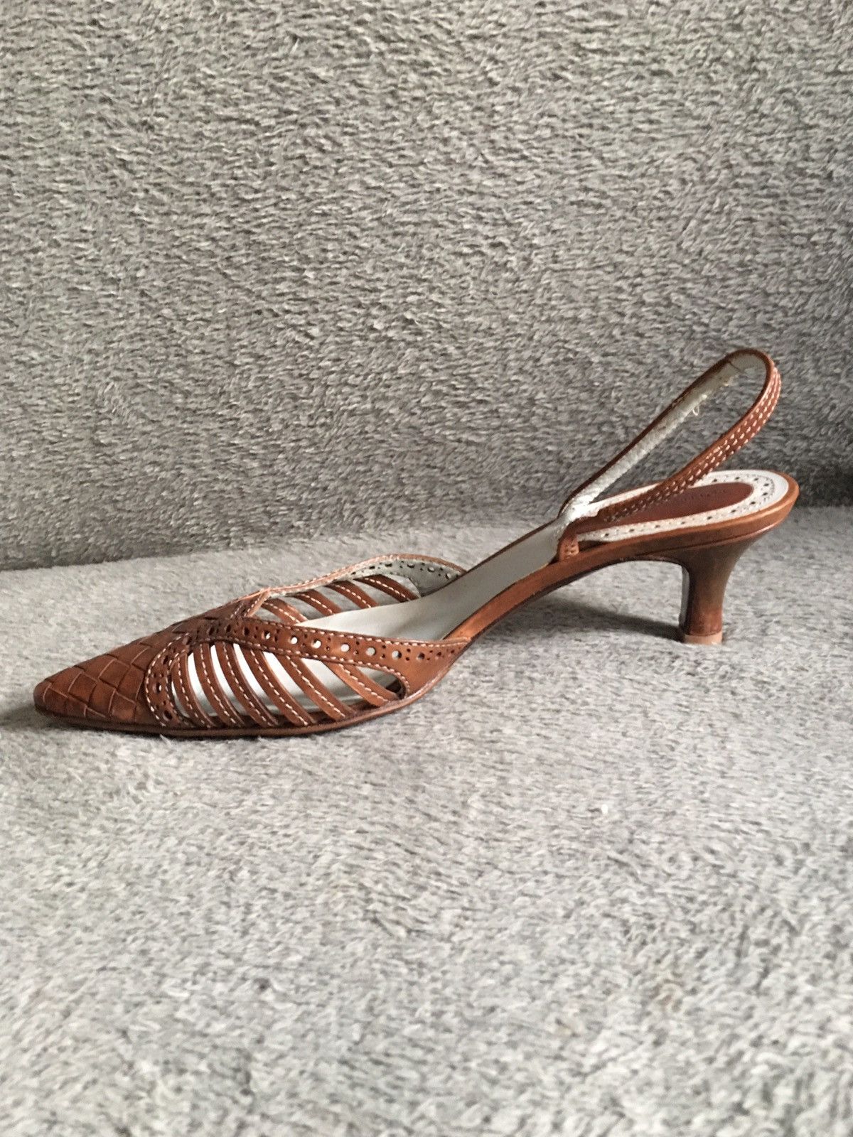 Bottega Veneta Bottega Veneta Brown Leather Kitten Heels EU 38 Size US 8 / IT 38 - 5 Thumbnail