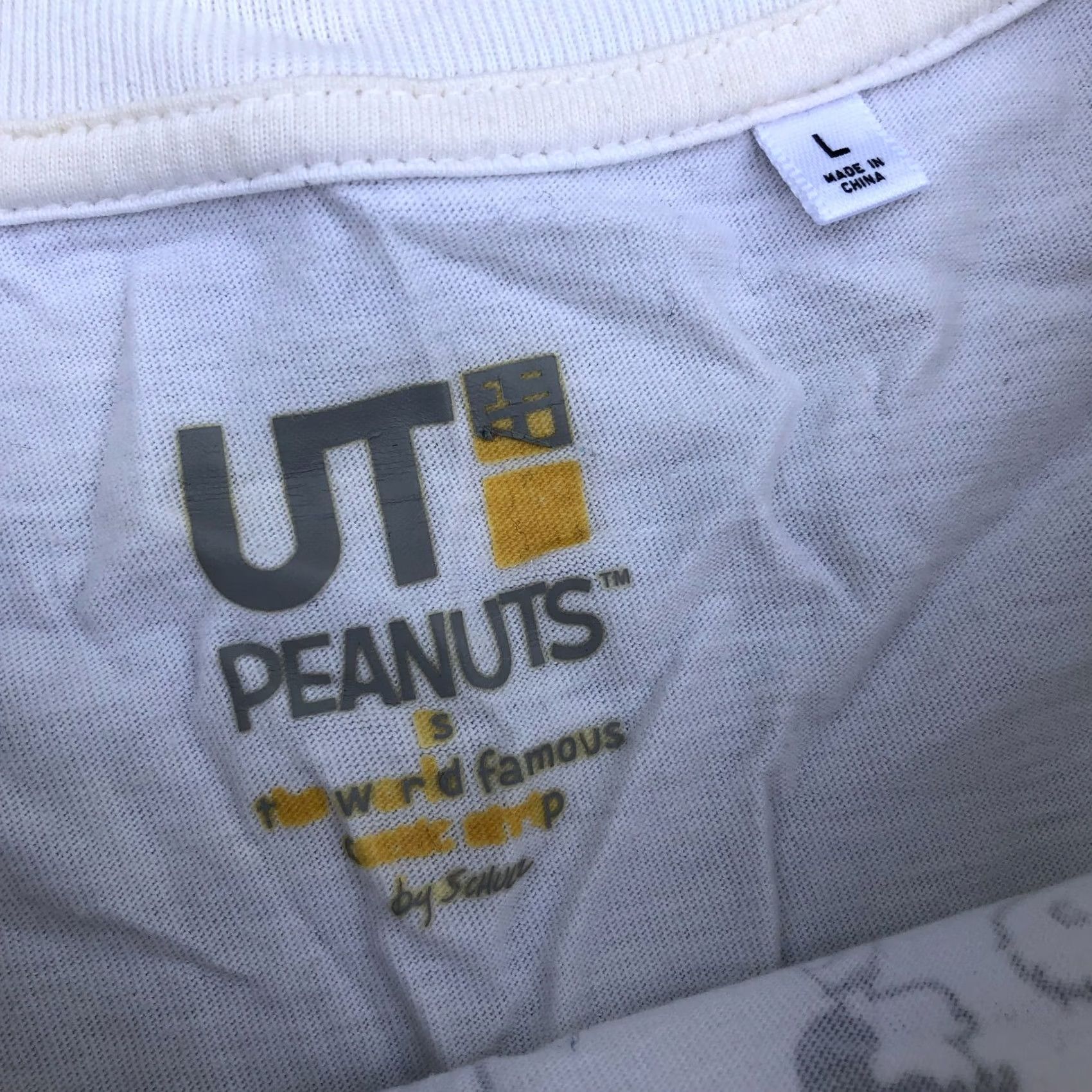 Uniqlo UNIQLO x PEANUTS T Shirt Women's LARGE White Top Shirt Womens Large White Peanut UNIQLO x PEANUTS T Shirt Size L / US 10 / IT 46 - 4 Thumbnail