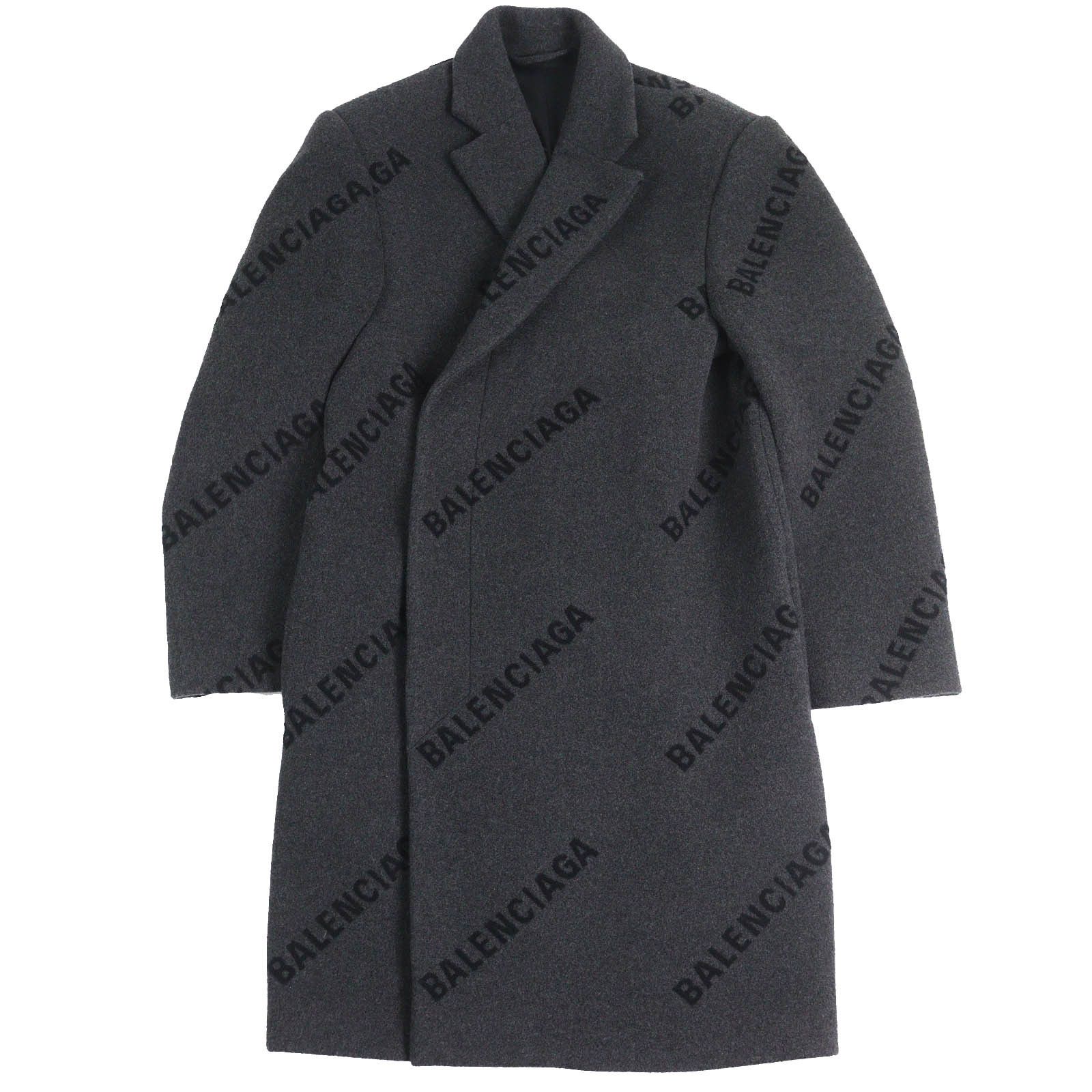 Balenciaga Balenciaga Balenciaga SHIFTED COAT Cashmere Coat Natural Material Outerwear 595272 DUTY FREE for USA Size ONE SIZE - 1 Thumbnail