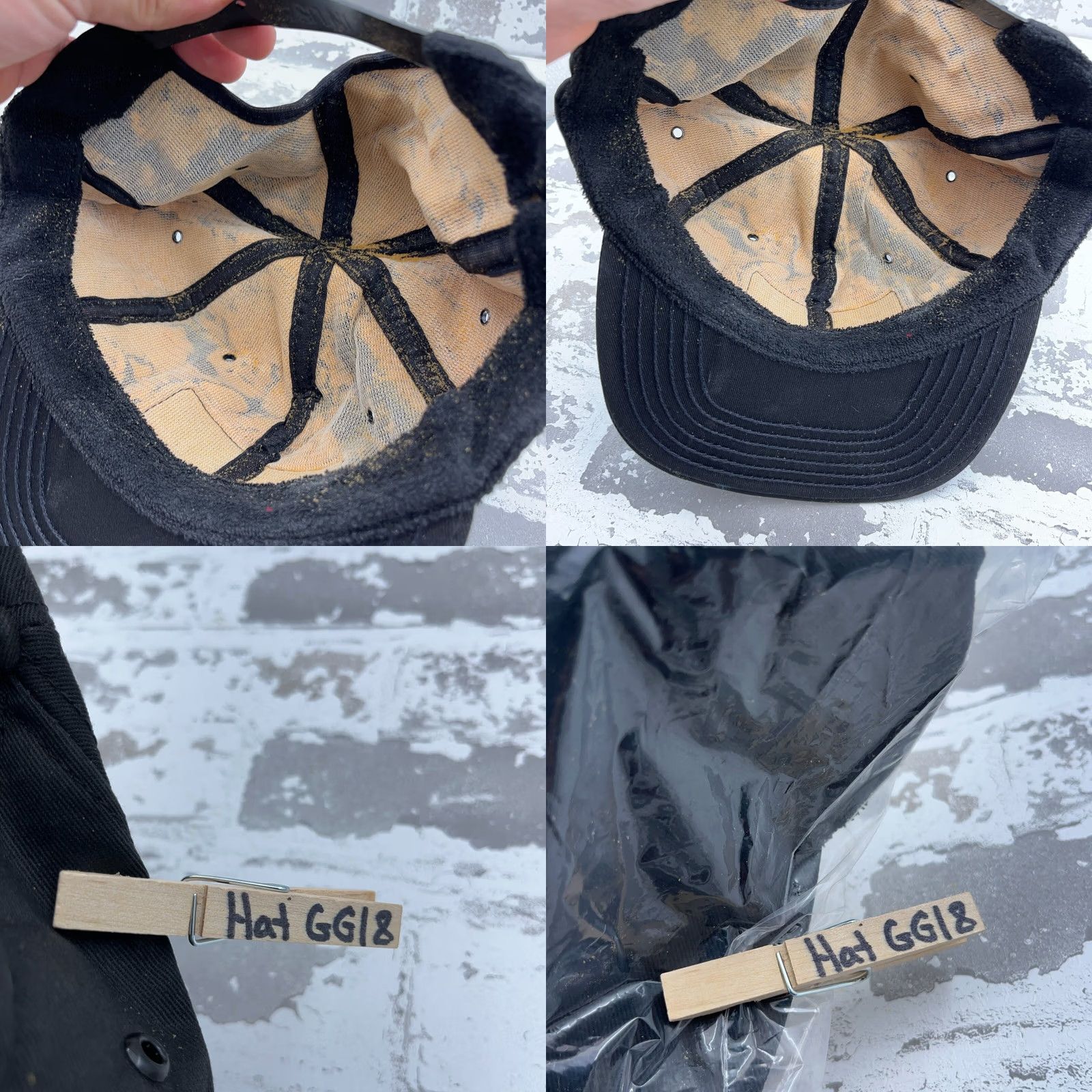 Vintage VINTAGE Trucker Hat Cap Snap Back USA Made Patch 80s 90s Auto Racing Black Cotton Polyester Twill Adjustable Men Hat Size ONE SIZE - 8 Thumbnail