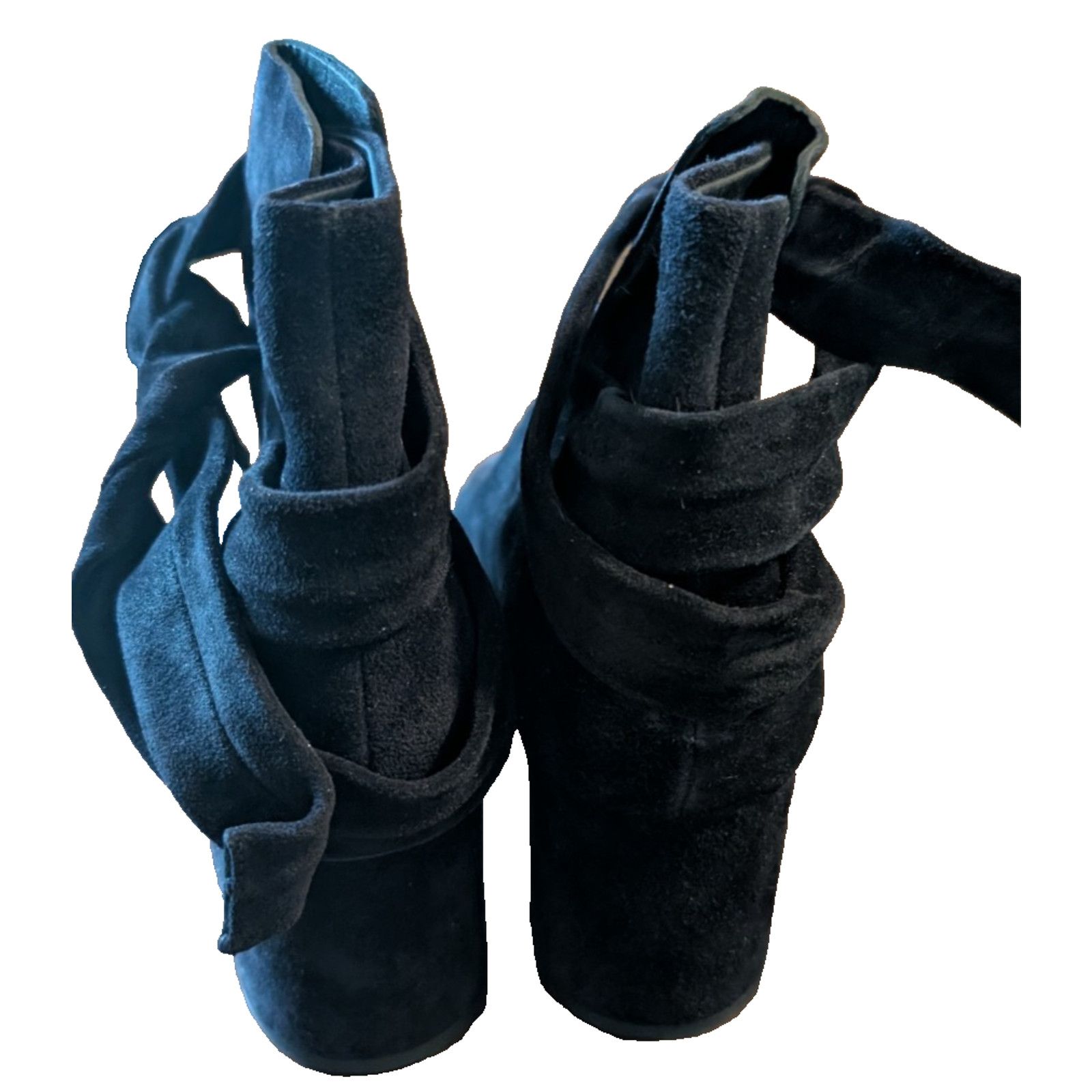 Rag & Bone NEW Rag & Bone Black Suede Ankle Boots Booties Size 37 NWOB Size US 7 / IT 37 - 3 Thumbnail