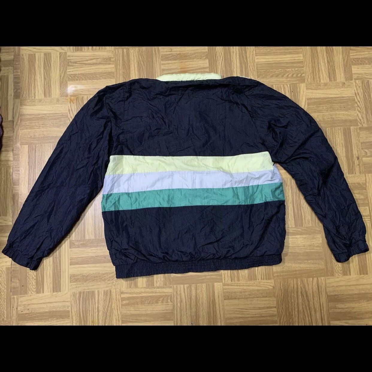 Sergio Tacchini × Vintage Vintage 90s Sergio Tacchini Nylon Track Jacket Size 52 Size US L / EU 52-54 / 3 - 6 Thumbnail
