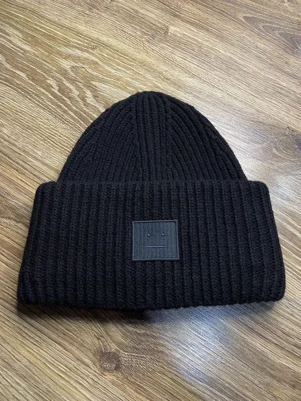 Acne Studios × Japanese Brand Acne Studio Crazy Wool Big Box Logo Y2K Hat Cap Size ONE SIZE - 2 Thumbnail