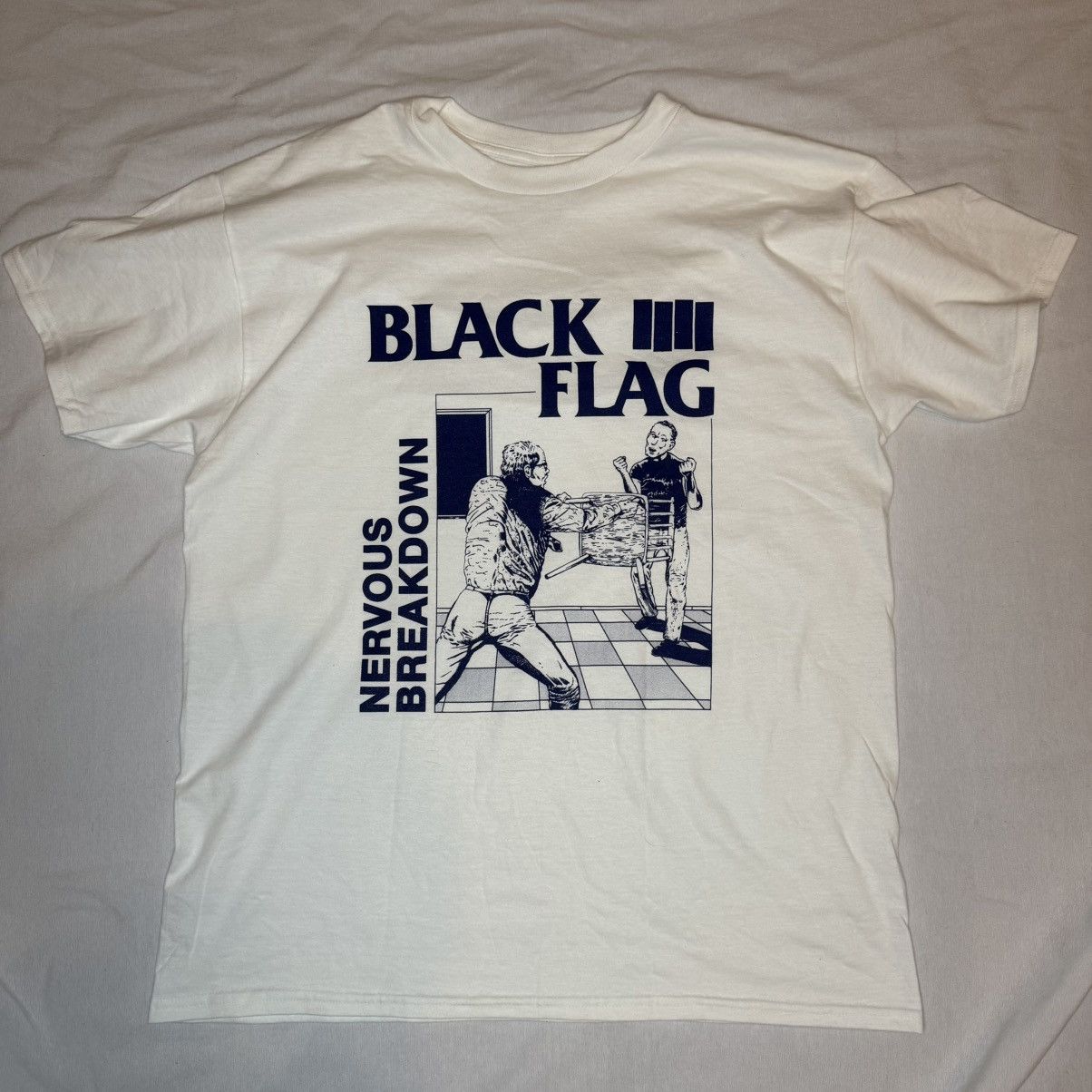 SST BLACK FLAG Nervous Breakdown TシャツL BLACK FLAG 'Nervous Breakdown' T-Shirt – POISON CITY RECORDS