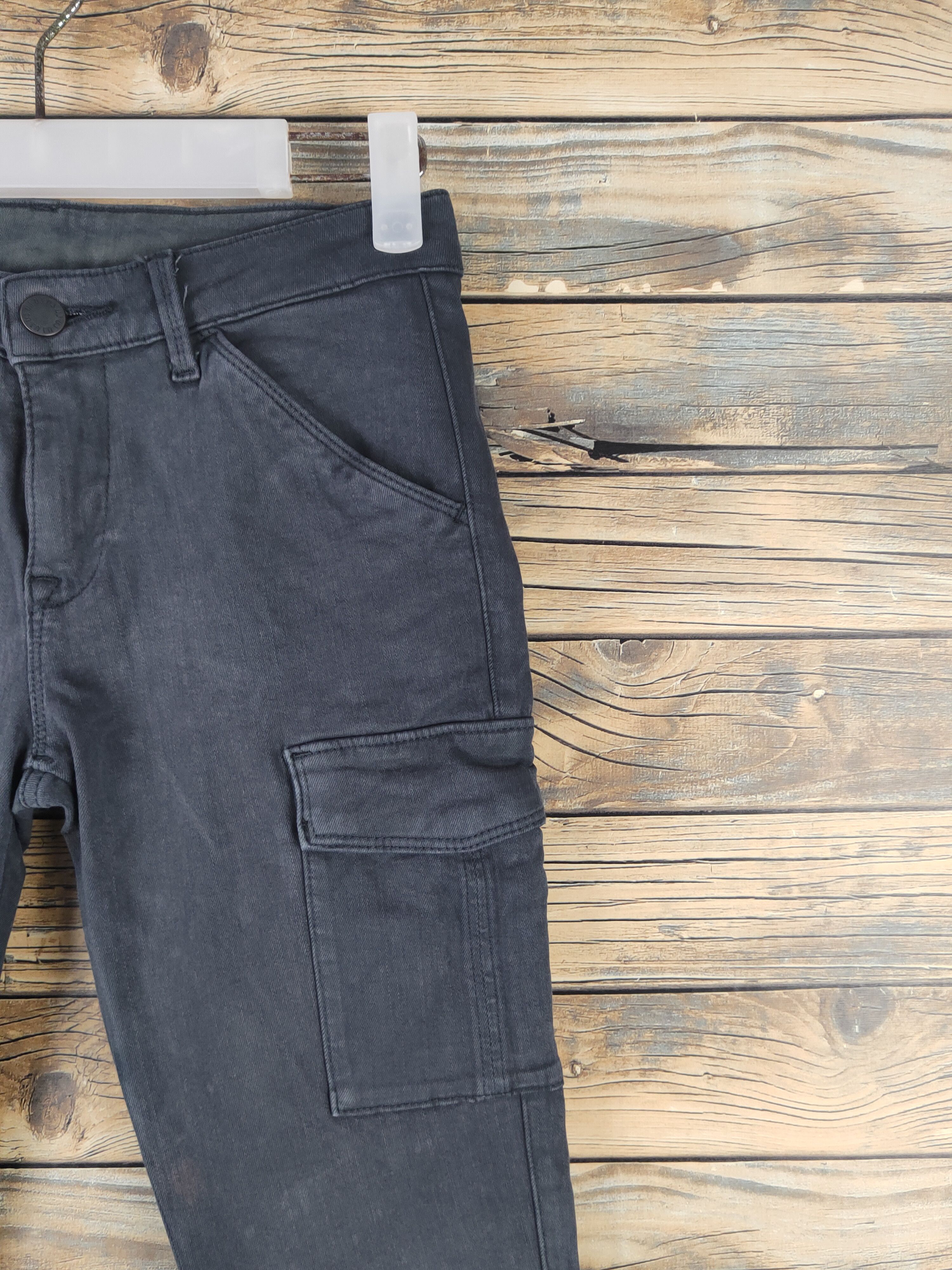 Japanese Brand DL Uniqlo Black Multipocket Cargo Pants #2614 Size US 26 / EU 42 - 5 Thumbnail