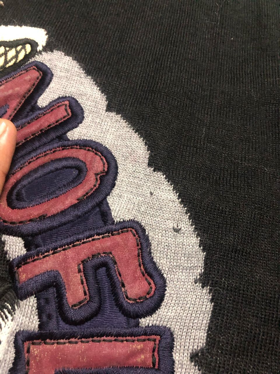 Designer × Japanese Brand × Vintage 90s Gellan Europe Crewneck Wool Knit Sweatshirt Distressed Size US M / EU 48-50 / 2 - 16 Thumbnail