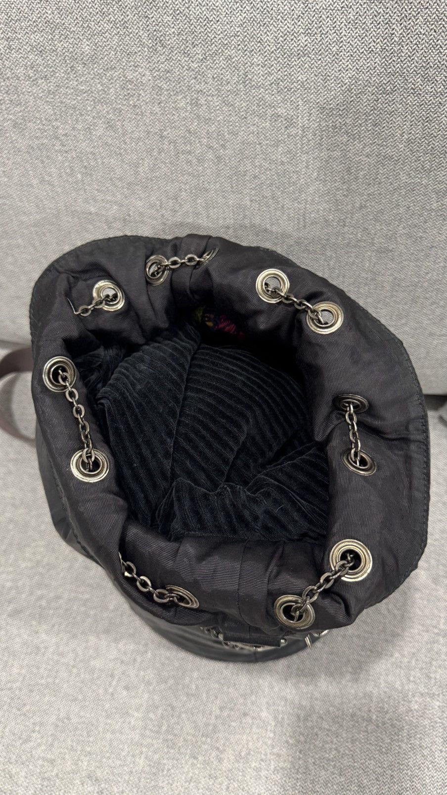 Jean Paul Gaultier Rare🔥 Jean Paul Gaultier Homme Crossbody Drawstring Bag Size ONE SIZE - 13 Thumbnail