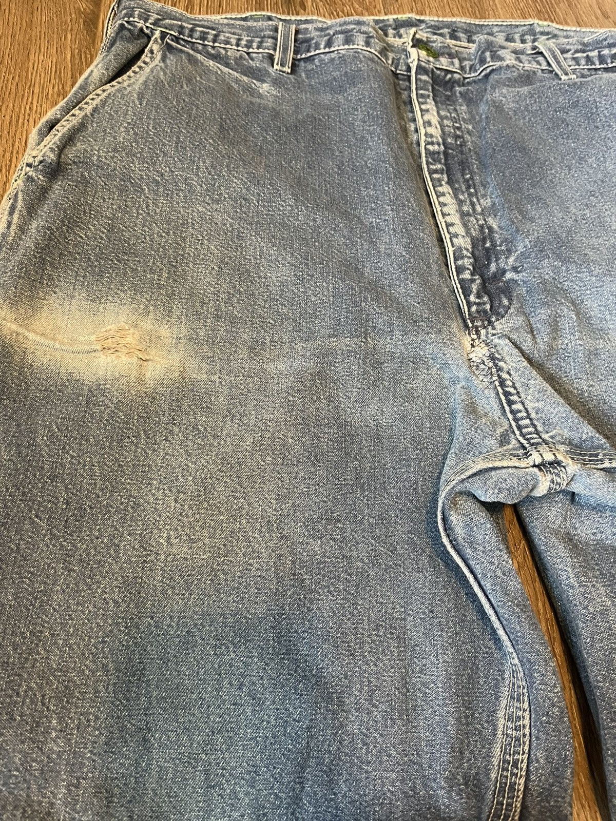 Oshkosh × Vintage Vintage 70s Oshkosh Denim Carpenter Jeans Size US 36 / EU 52 - 3 Thumbnail