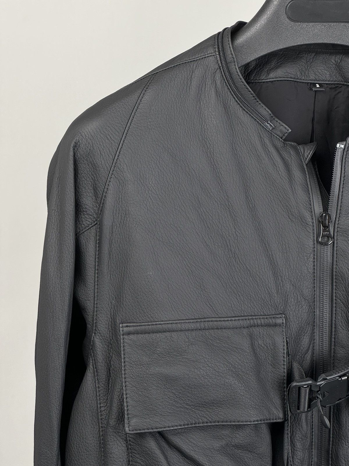 The Viridi-anne Leather mask hooded jacket size 2 Size US M / EU 48-50 / 2 - 7 Thumbnail