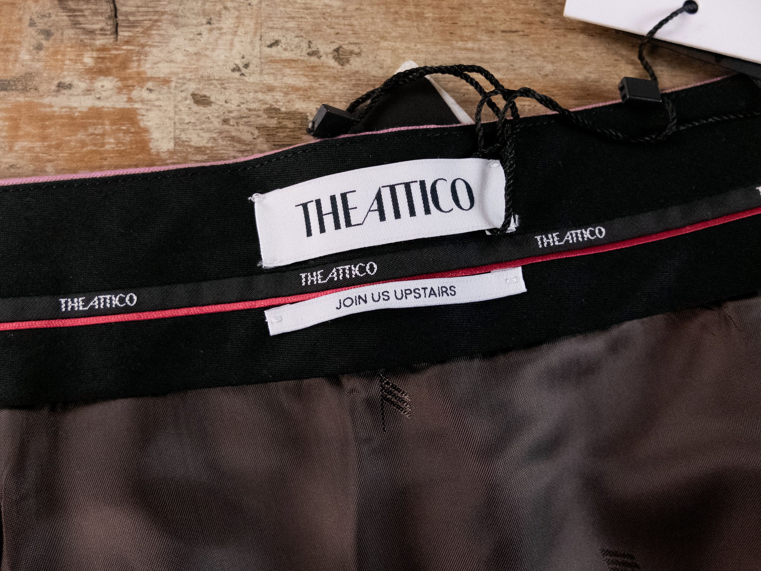 The Attico THE ATTICO orchid haze pink wool mini envelope skirt 6 / 42 Size 28" / US 6 / IT 42 - 11 Thumbnail