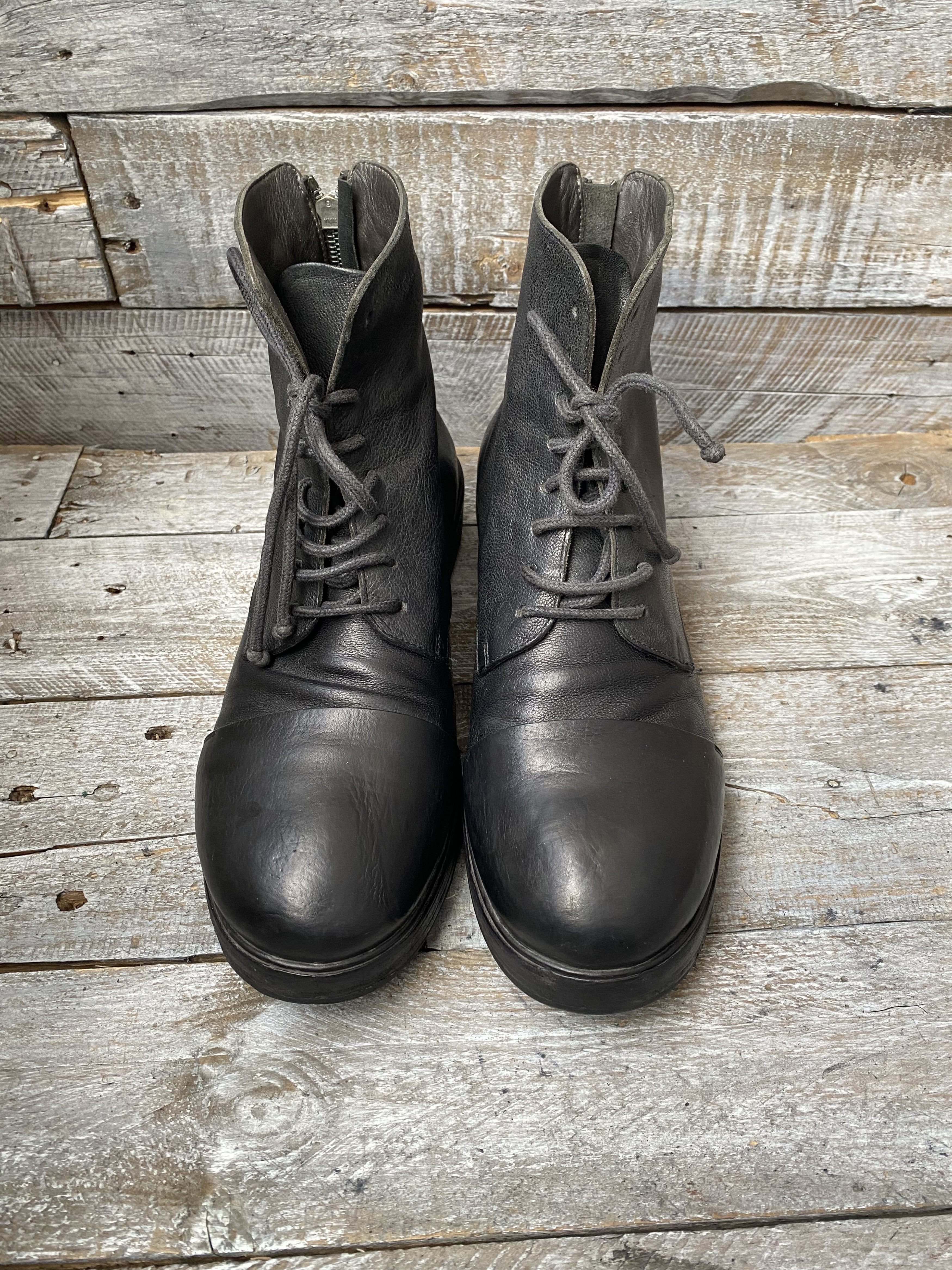 Marsell Marsell combat black leather chunky boots sz 42 Size US 9 / EU 42 - 2 Thumbnail