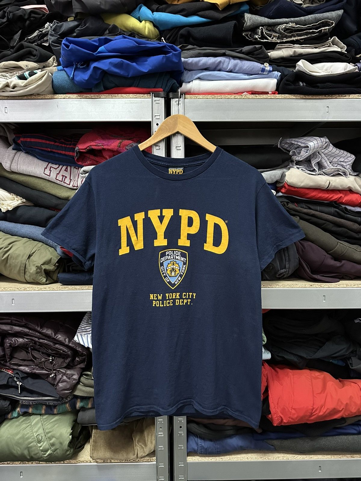 Vintage Vintage NYPD 90s T-Shirt New York City Police USA Rare tee Size US M / EU 48-50 / 2 - 1 Thumbnail