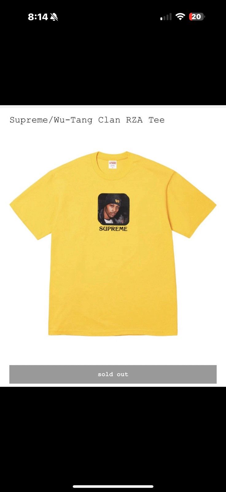 Supreme SUPREME WU TANG RZA T-SHIRT Size US XXL / EU 58 / 5 - 3 Thumbnail