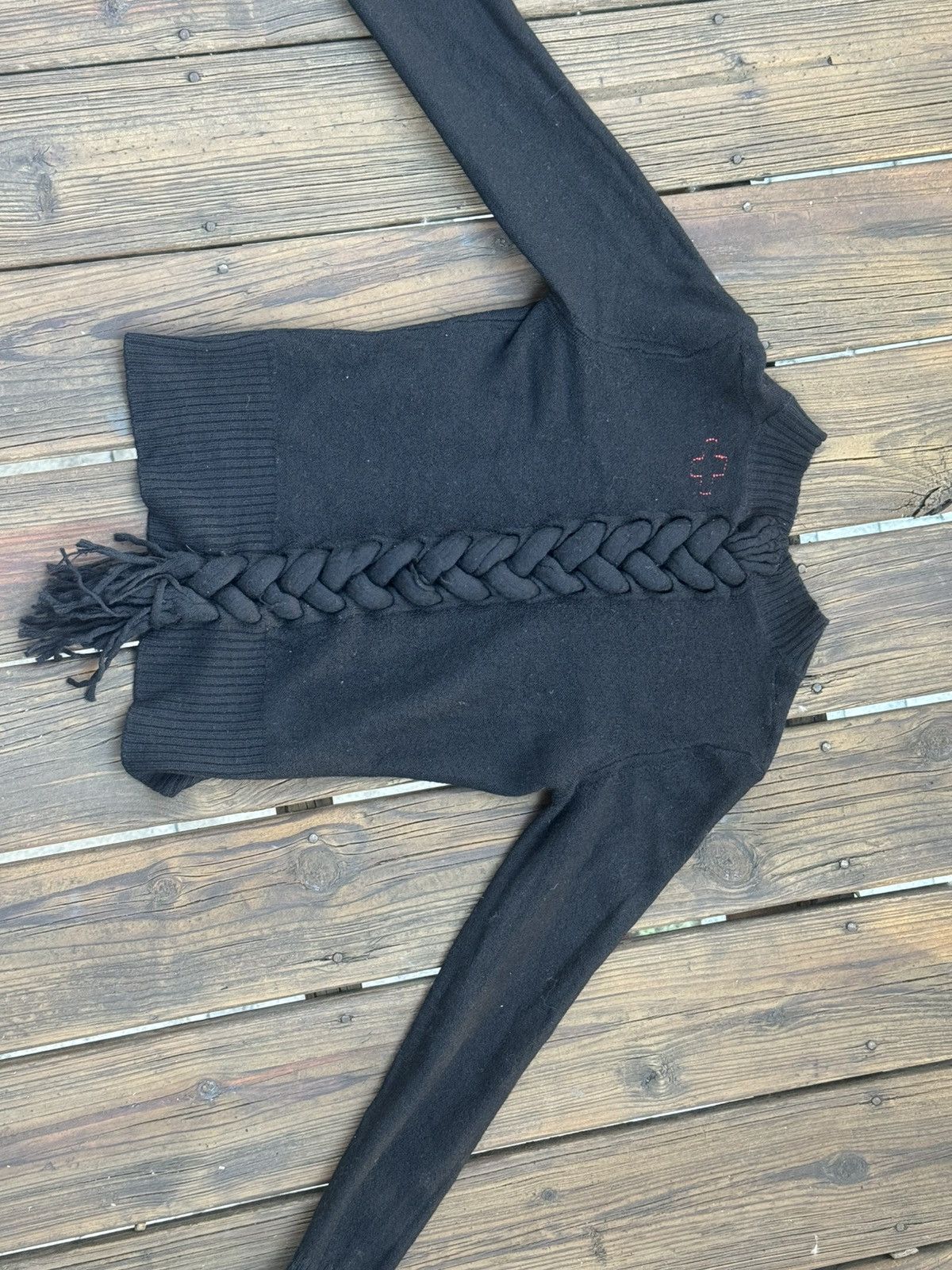 A.F. Vandevorst A.F. Vandervorst Fall 2000 sweater with back braid Size S / US 4 / IT 40 - 3 Thumbnail