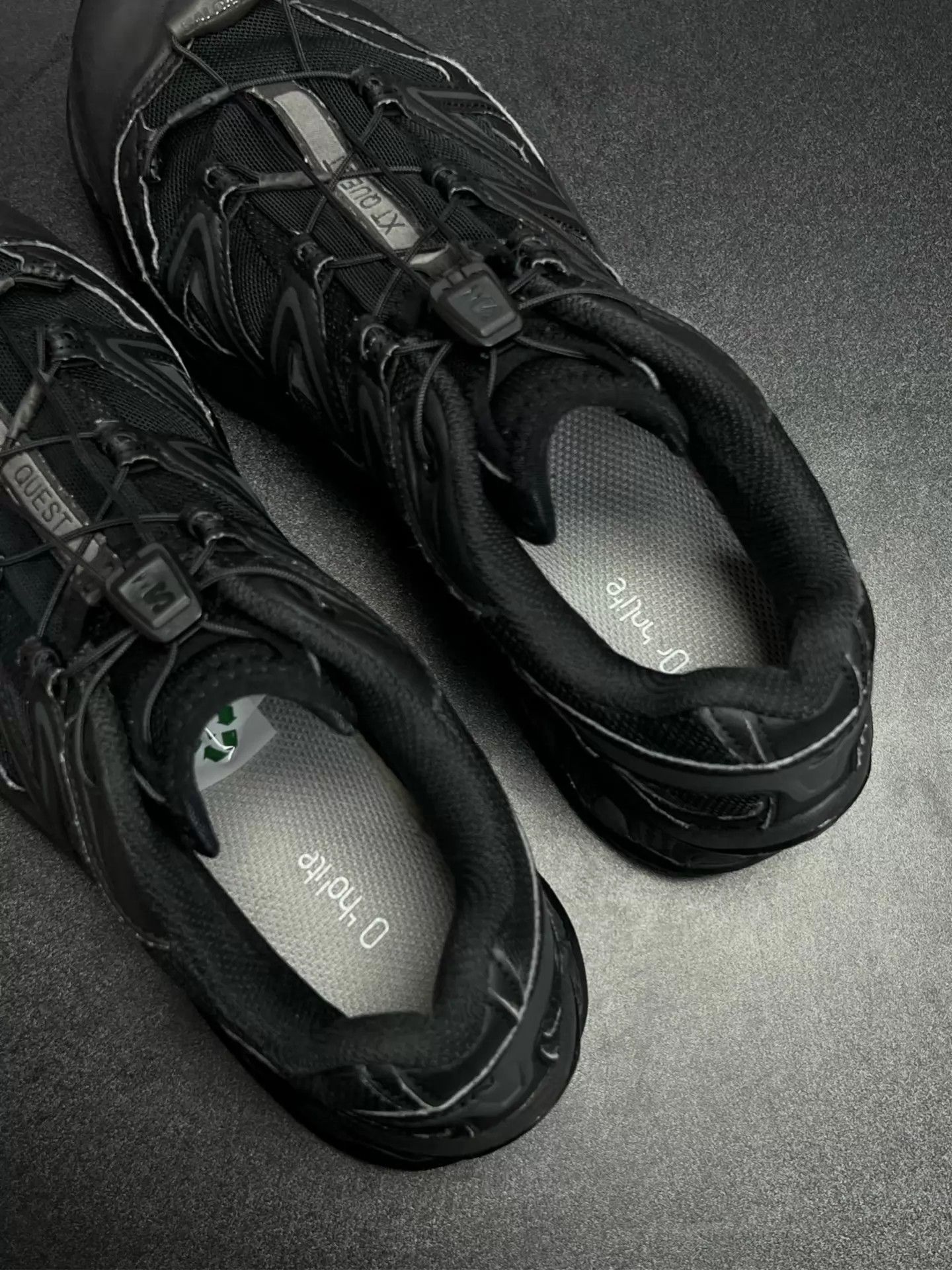 Salomon Salomon XT-Quest Black Running Shoes 41 (Like New, Box) Size US 8 / EU 41 - 4 Thumbnail
