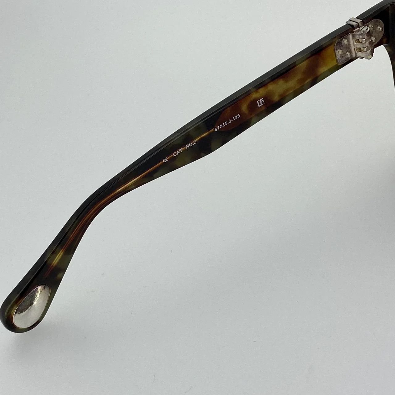 Ann Demeulemeester Ann Demeulemeester Sunglasses Flat Top Black and Brown Size ONE SIZE - 3 Thumbnail