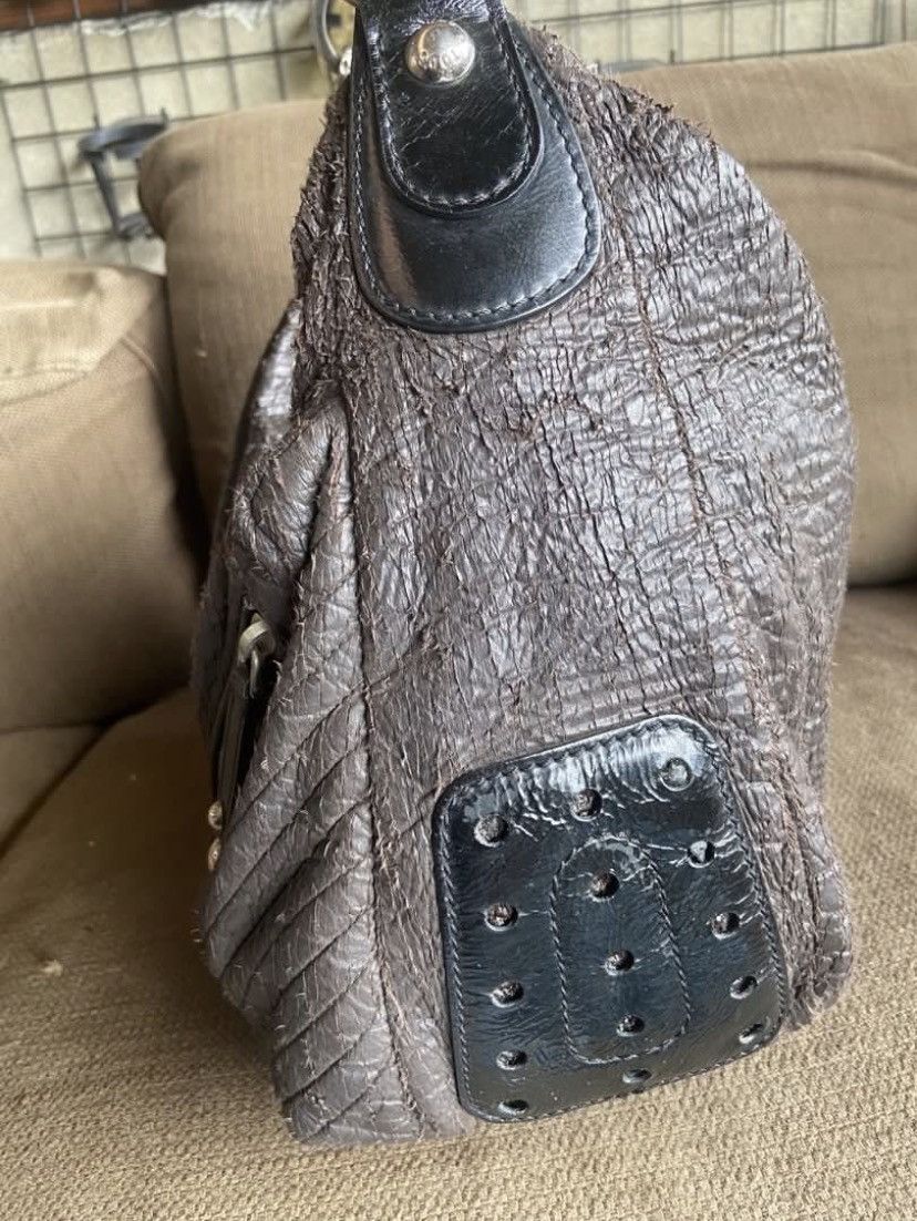 Tod's Authentic Tod's Vintage Leather Big Hubo Bag - Multi-Zip Size ONE SIZE - 5 Thumbnail