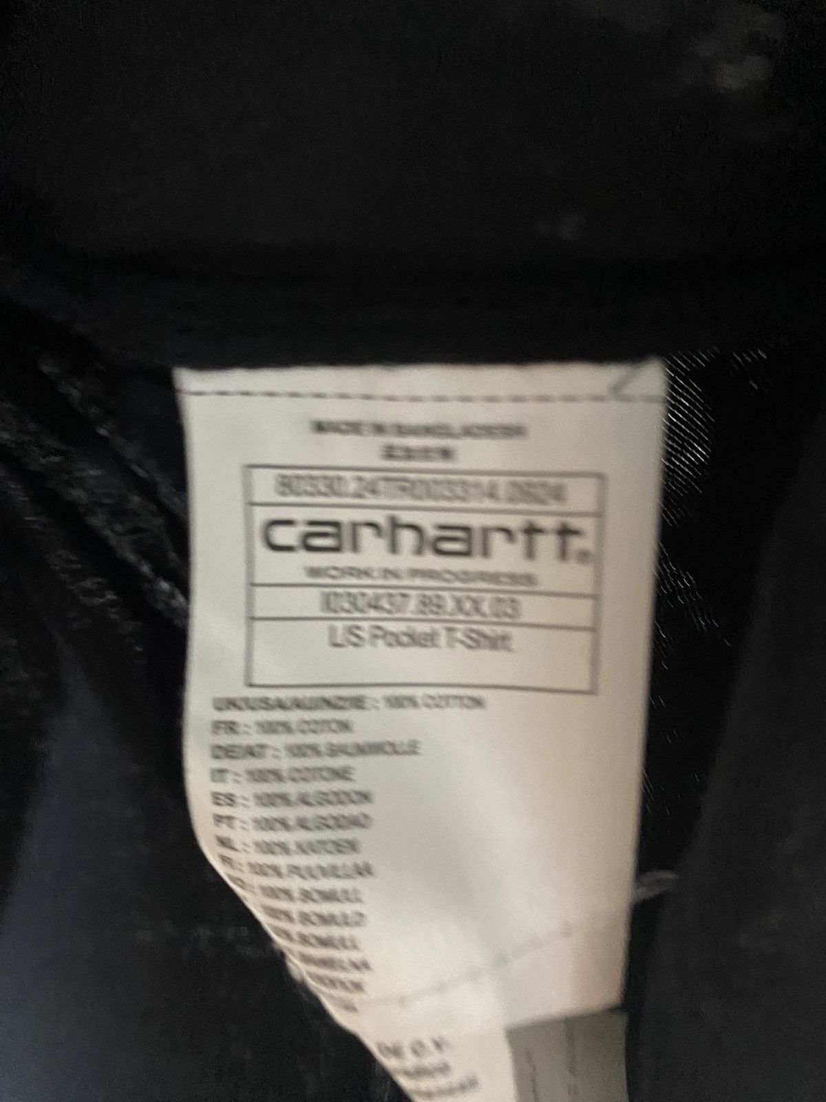 Carhartt Wip Carhartt Wip x Headquarters XXL black t-shirt with new print Size US XXL / EU 58 / 5 - 9 Thumbnail