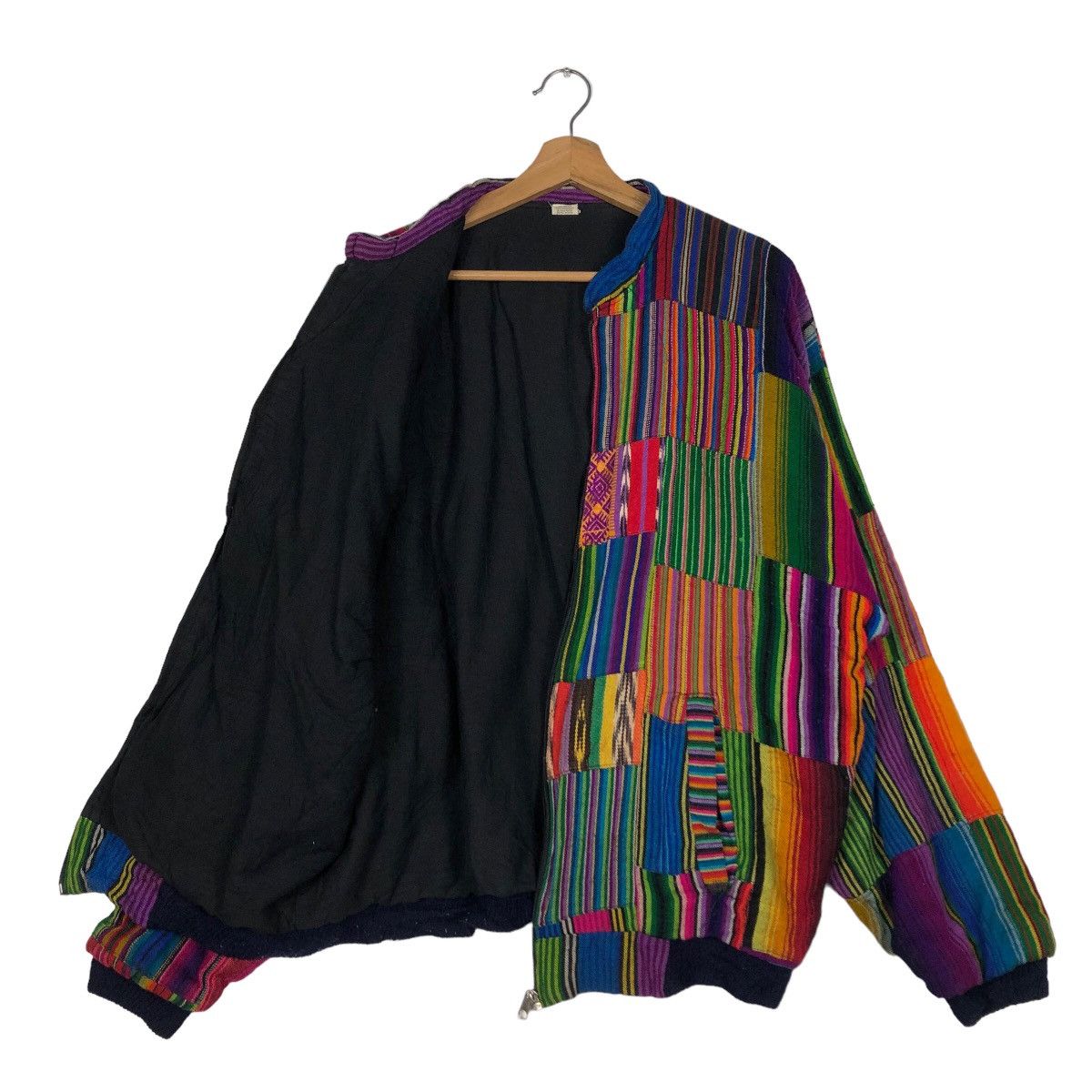 Vintage 🔥Vintage Zipper Jacket Multi Colour Knit Inspire Kapital Size US XL / EU 56 / 4 - 11 Thumbnail
