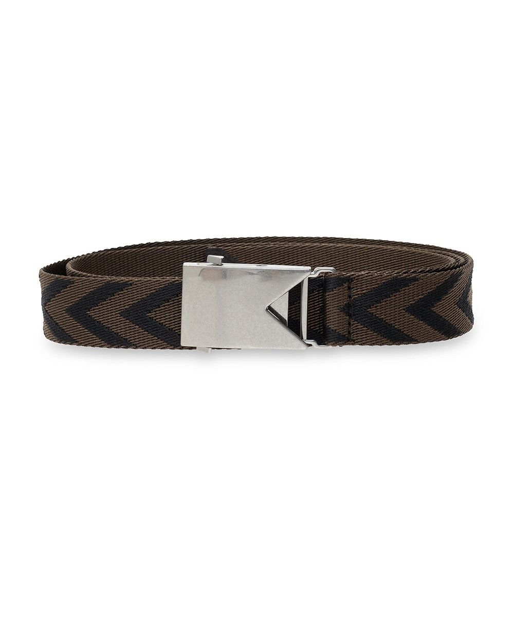Bottega Veneta BOTTEGA VENETA brown black fabric woven belt One Size Size ONE SIZE - 4 Thumbnail