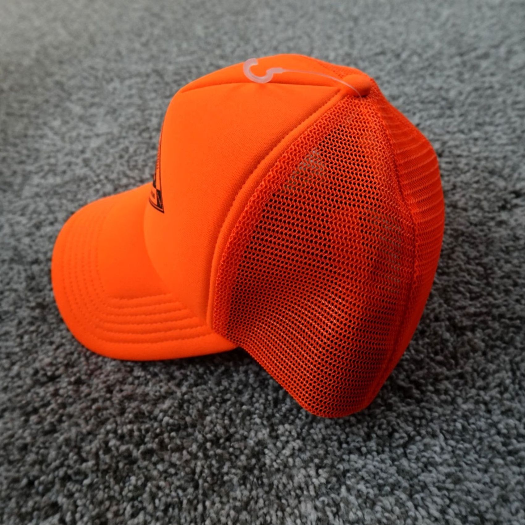 Vintage Columbia Hat Cap Mens One Size Blaze Orange Adjustable Snap Back Outdoor Hunting PHG Geometric Pattern Size 44L - 3 Thumbnail
