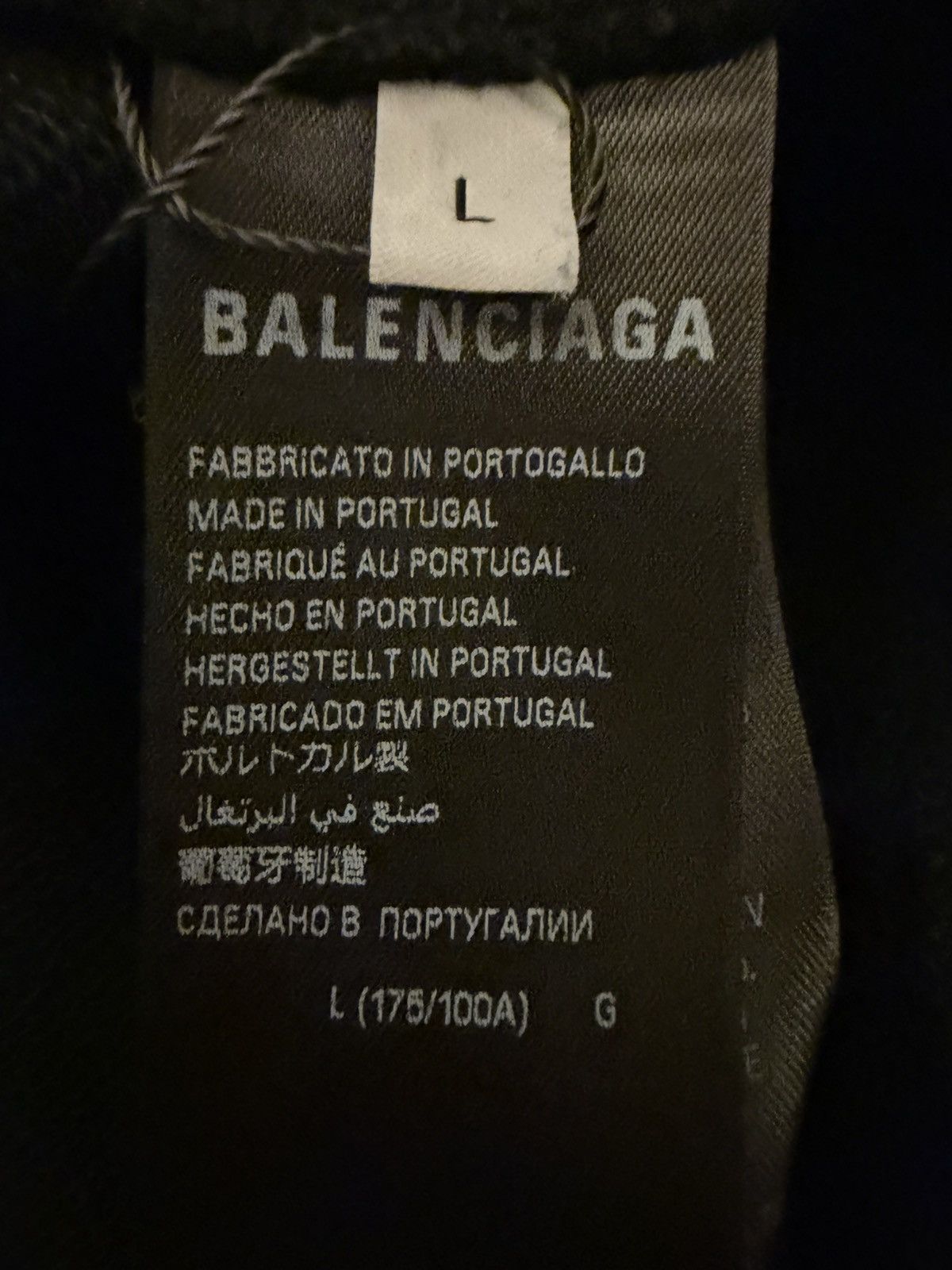 Balenciaga Plain Logo Hoodie