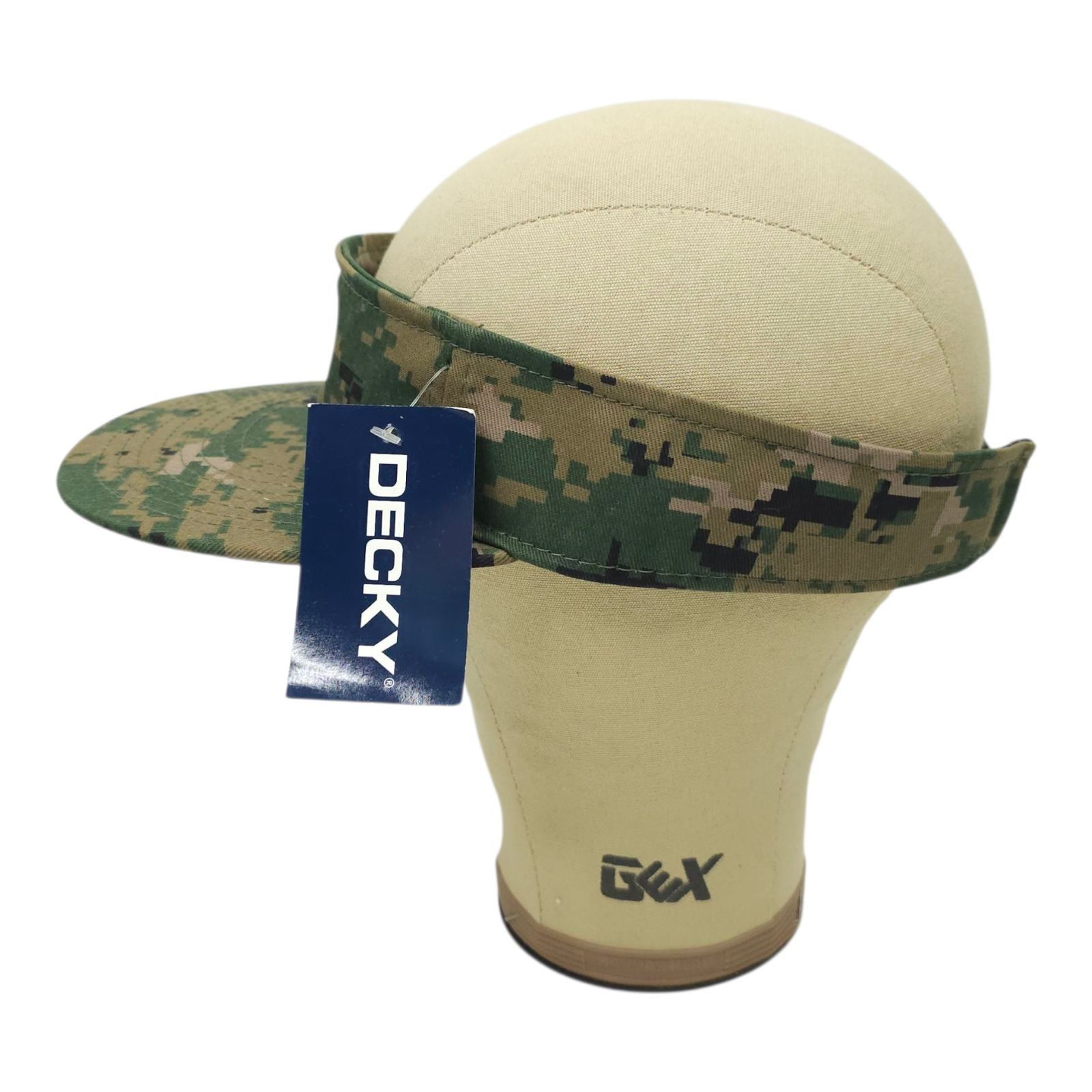 Decky BG Camo Visor Decky Adjustable Strapback Cap Hunting Hat Size ONE SIZE - 9 Thumbnail